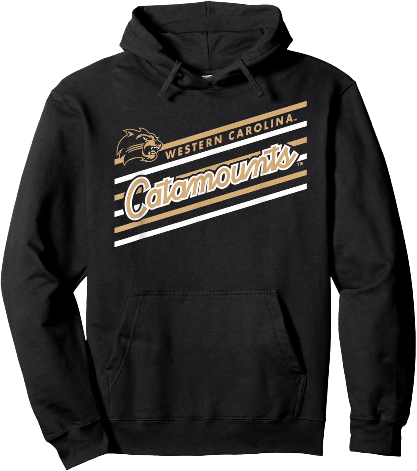 Western Carolina Catamounts Retro Performer Purple Hoodie - Hoodie | Black