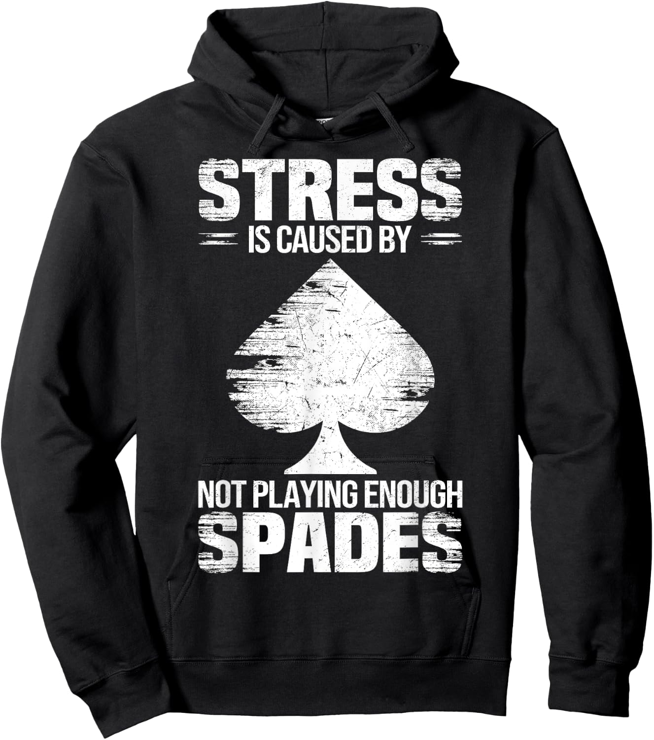 Spades Design for Funny Cards Spades Game Graphic Hoodie - Hoodie | Black