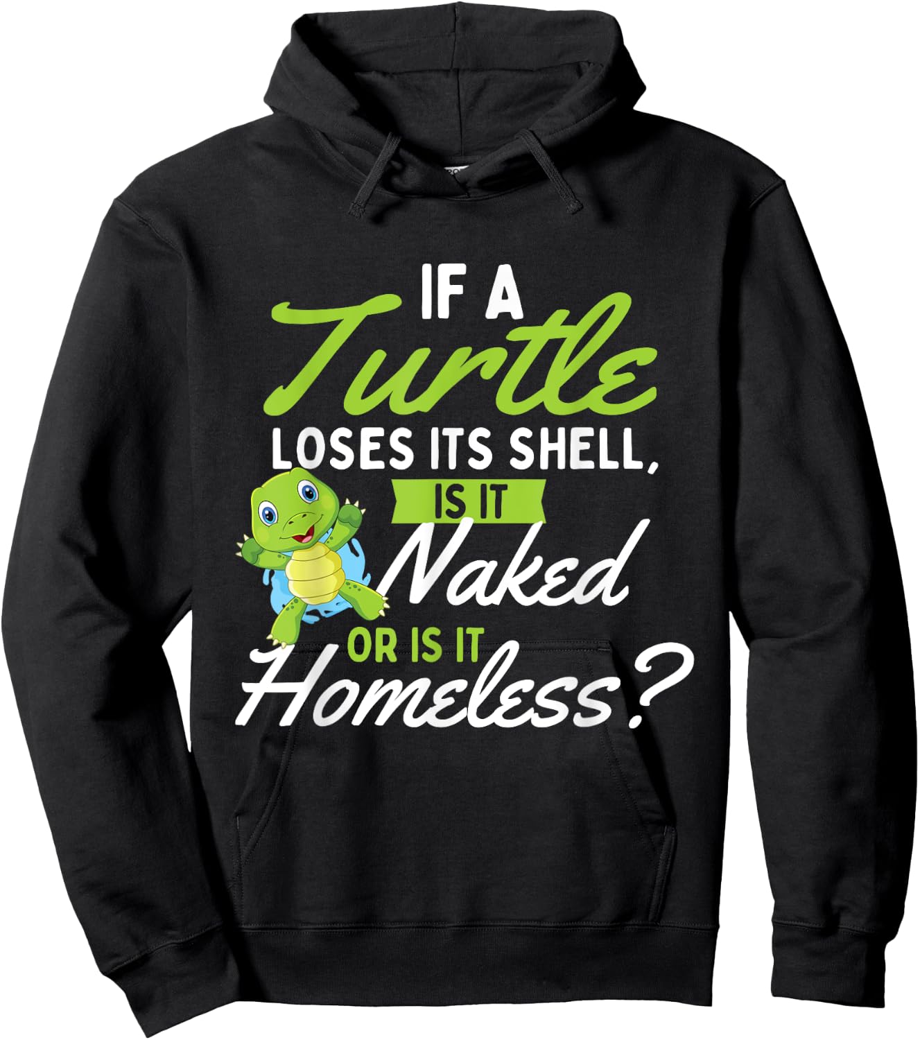 If A Turtle Loses - Wildlife Cute Tortoise Beach Women Hoodie - Hoodie | Black