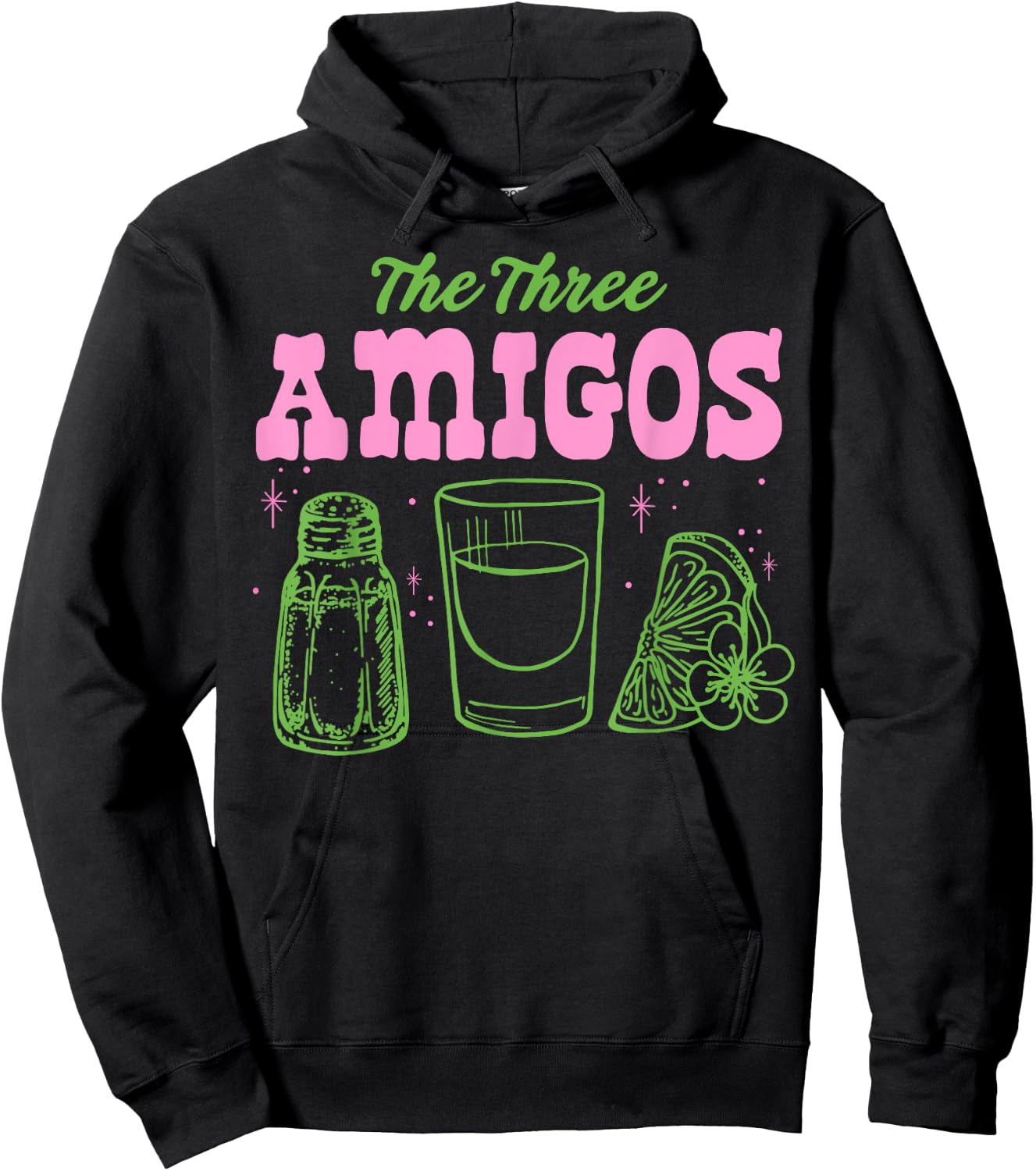 The Three Amigos Margarita Hoodie - Hoodie | Black