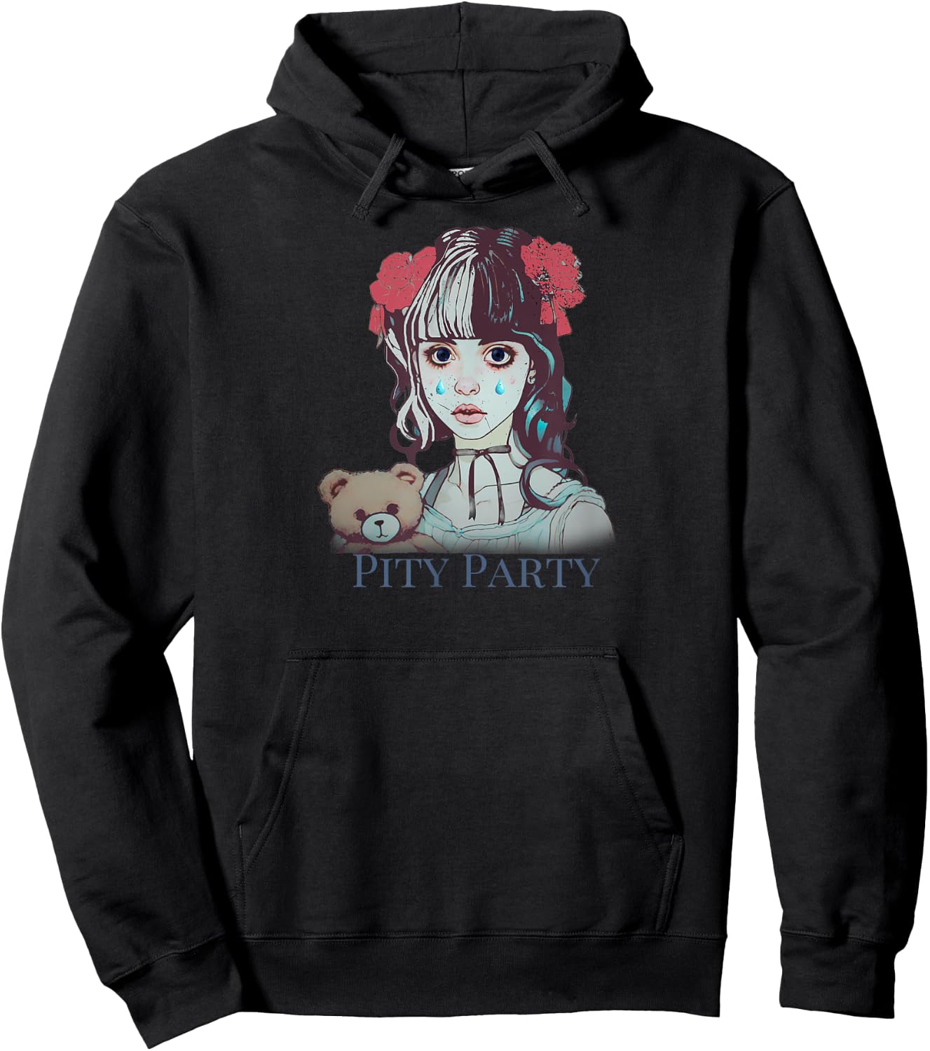 Cry Baby, Pity Party Hoodie - Hoodie | Black