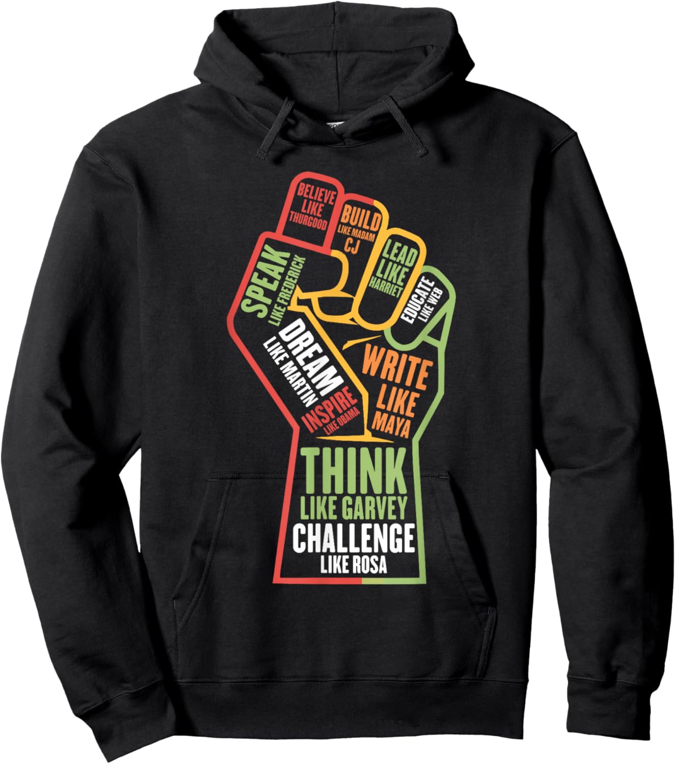 Black History Month Afro African American Melanin Hoodie - Hoodie | Black
