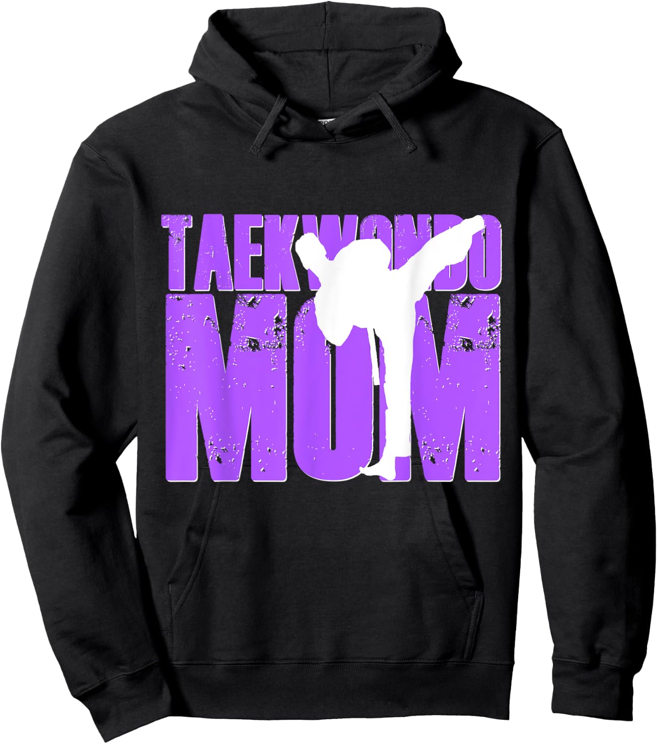 Taekwondo Mom Shirt Tae Kwon Do Martial Arts Mother Son Kids Hoodie - Hoodie | Black
