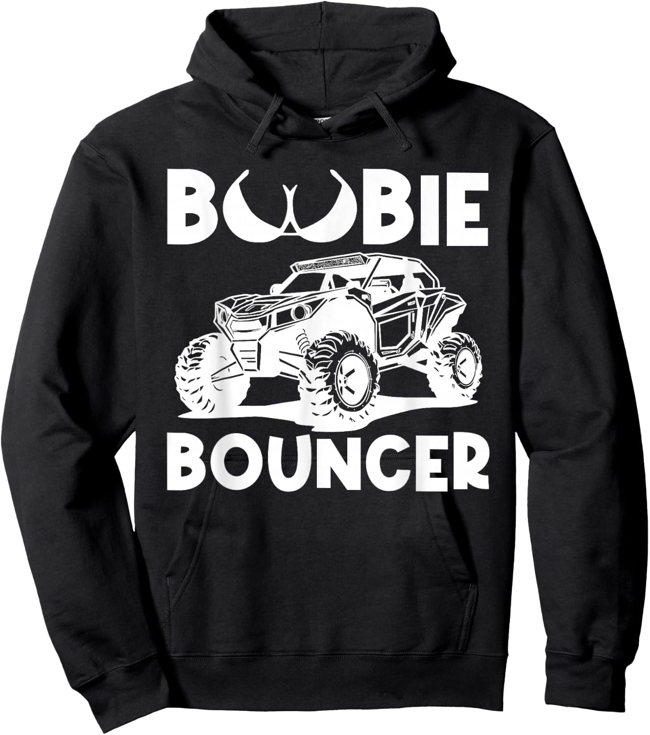 Boobie Bouncer UTV Side By Side SXS Off Road Hoodie - Hoodie | Black