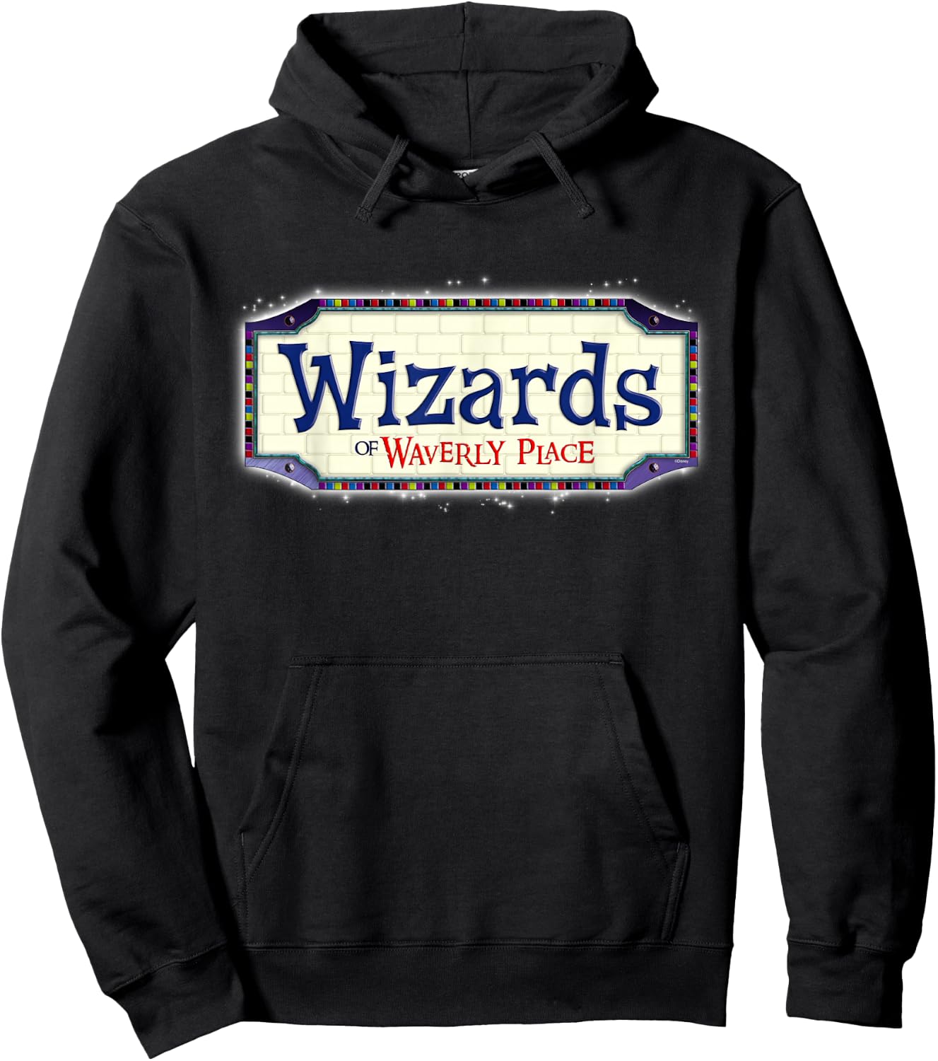 Disney Channel Official Wizards of Waverly Place Logo Hoodie - Hoodie | Black