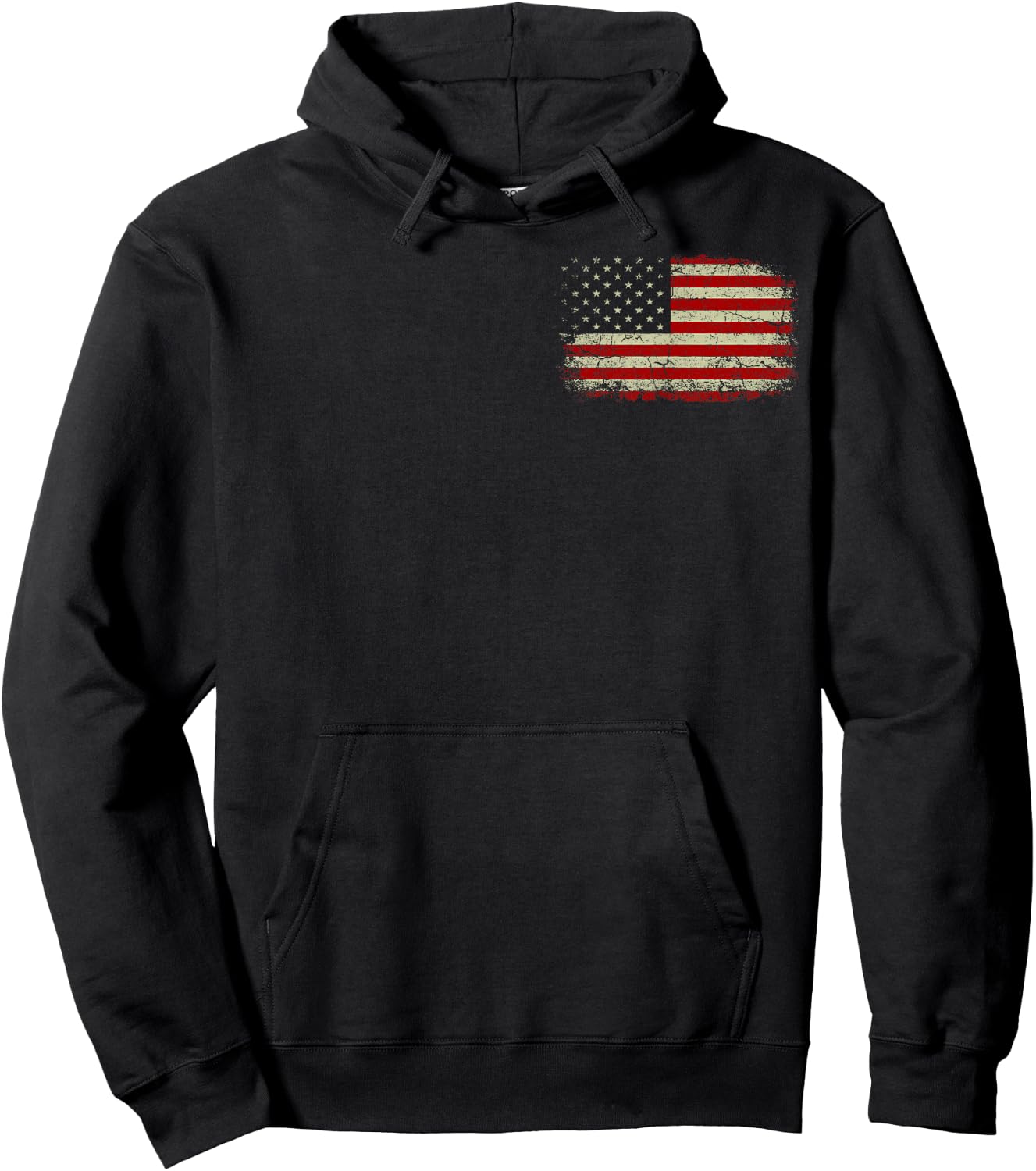 Trump 2024 Trump Vance 2024 American Flag 2 Sided Hoodie - Hoodie | Black