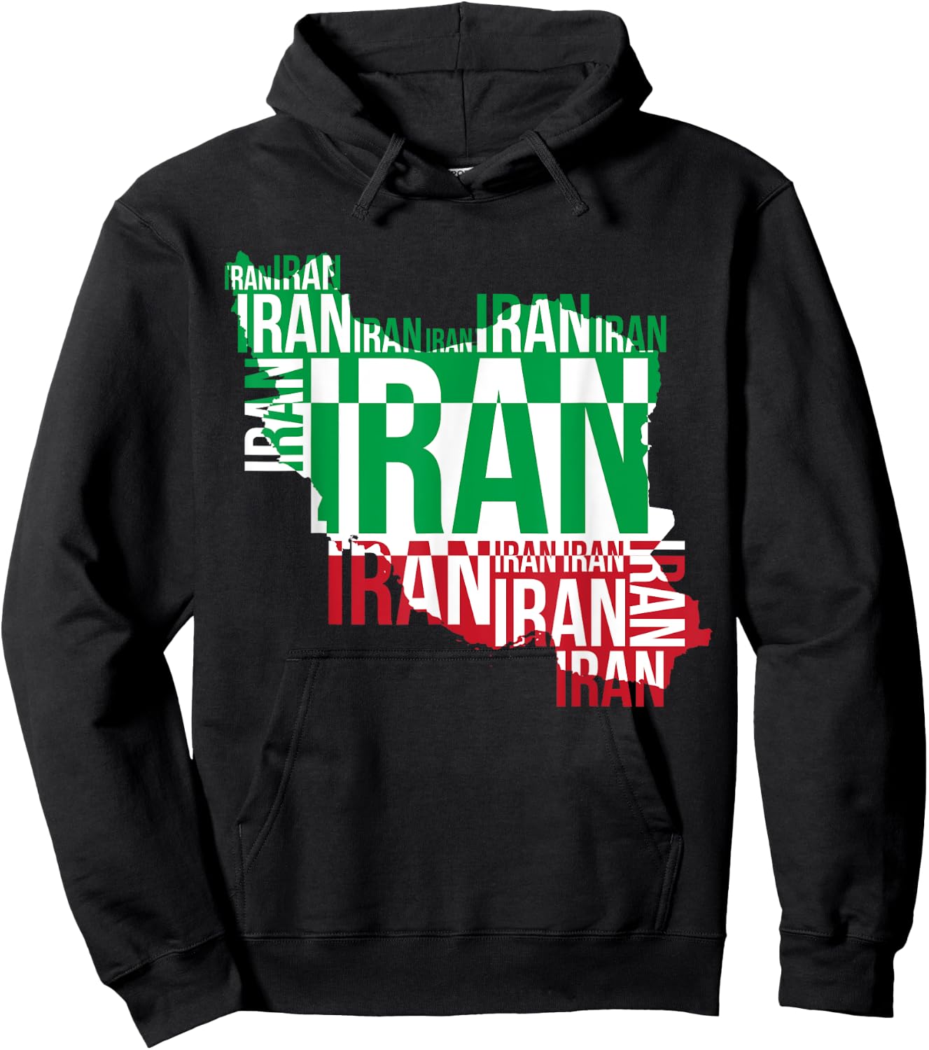 Iran Soccer Iranian Football National Team 2021 Europe Hoodie - Hoodie | Black