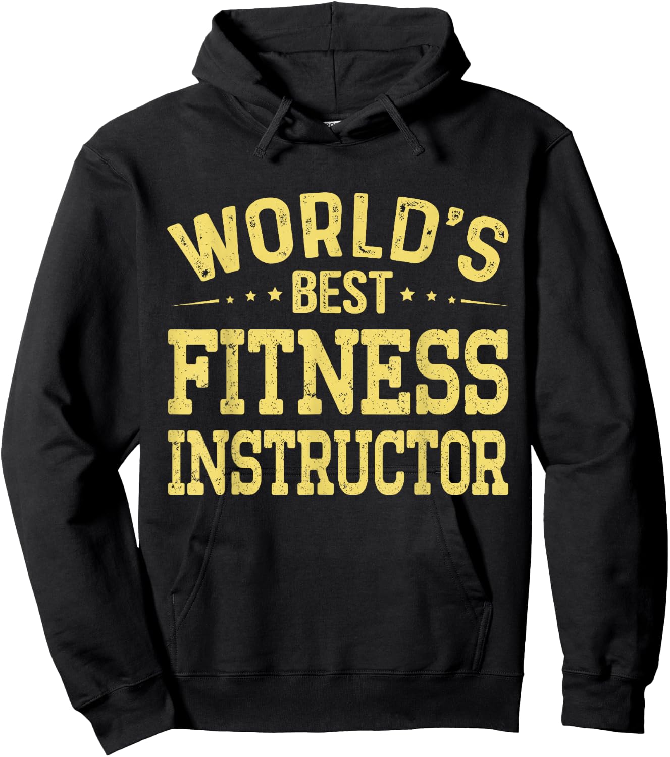 World's Best Fitness Instructor Job Title Fitness Instructor Hoodie - Hoodie | Black