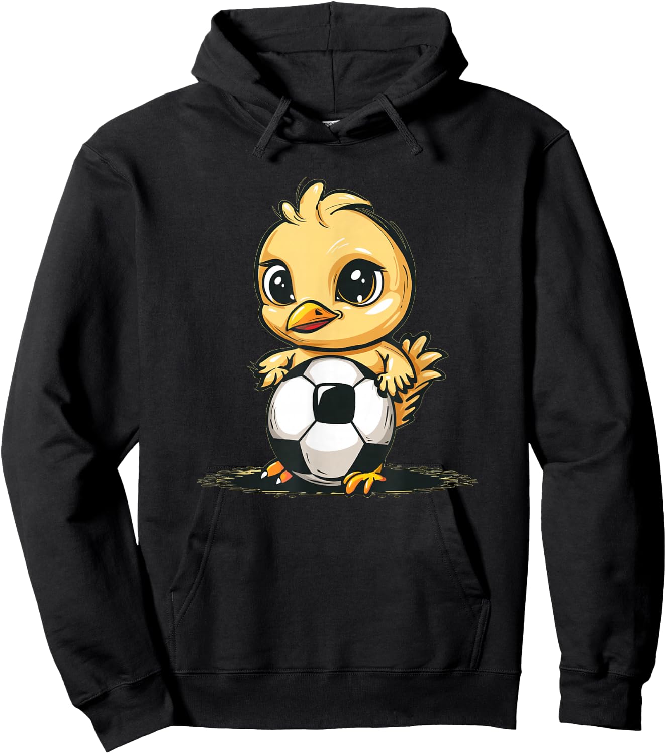 Happy Soccer Chick Costume Hoodie - Hoodie | Black