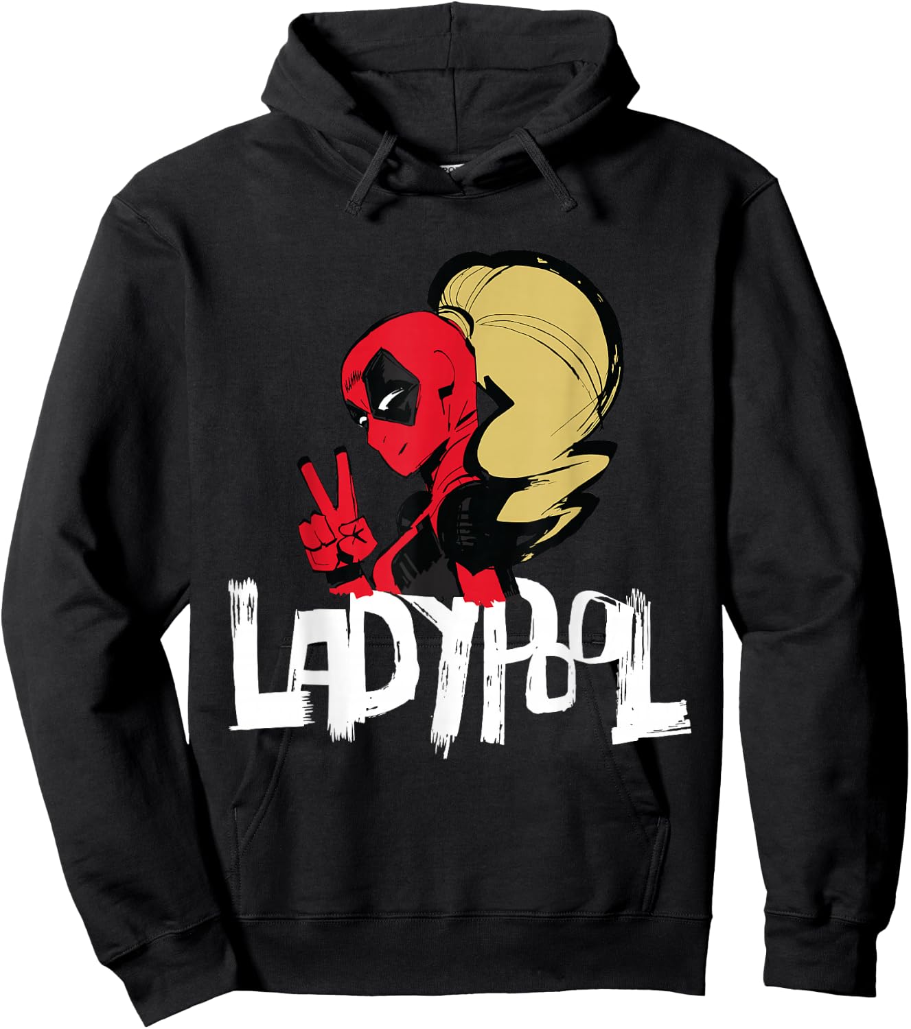 Marvel Studios Deadpool & Wolverine Ladypool Victory Name Hoodie - Hoodie | Black