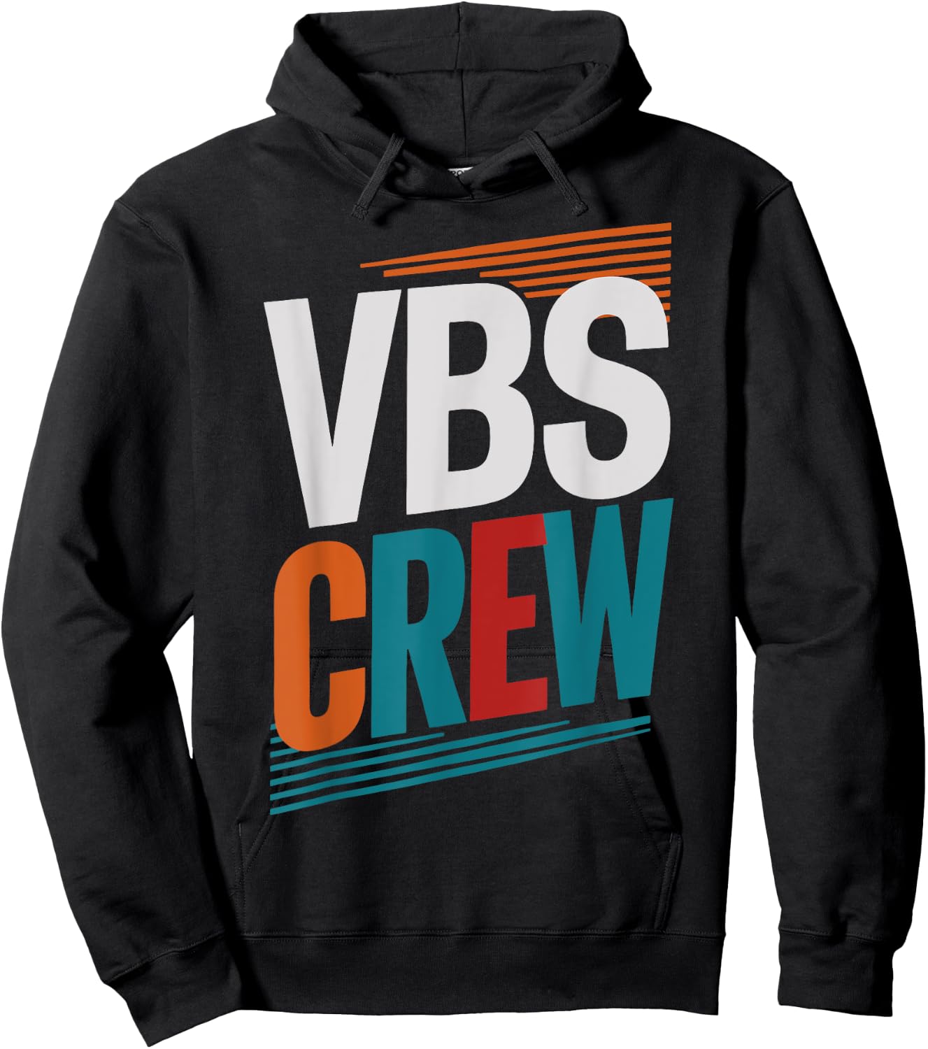 VBS Crew Faith-Based Gathering Sunday School Teacher Men Women Kids Hoodie - Hoodie | Black