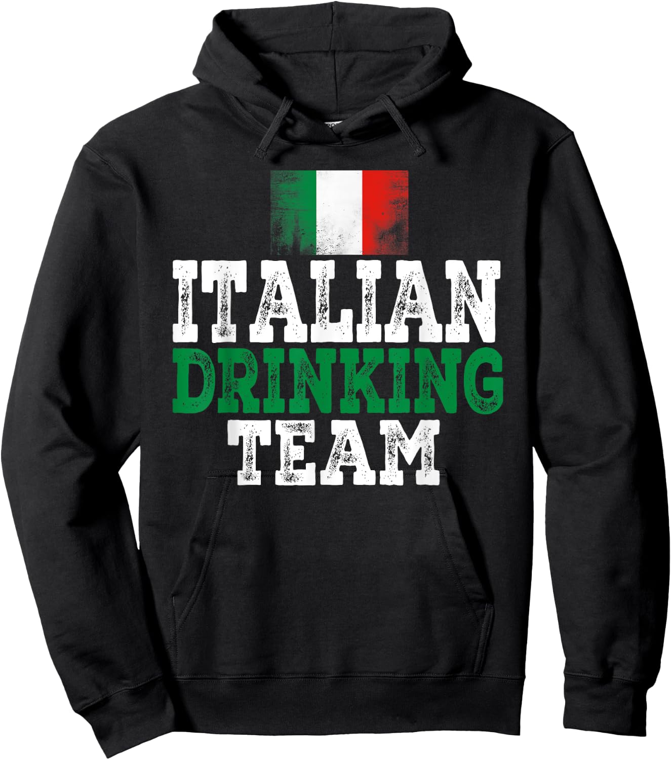Italian Drinking Team With Skål Italian Drinking Team Hoodie - Hoodie | Black
