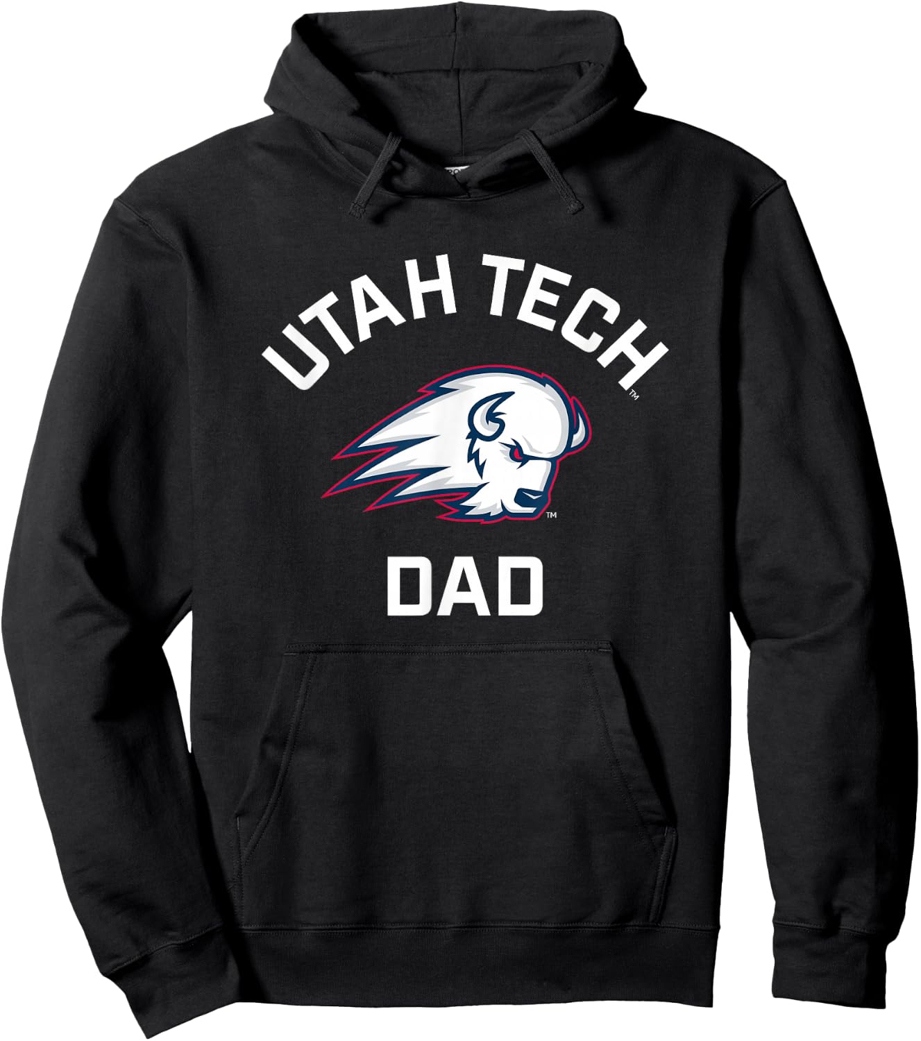 Utah Tech Trailblazers Arched Dad Hoodie - Hoodie | Black