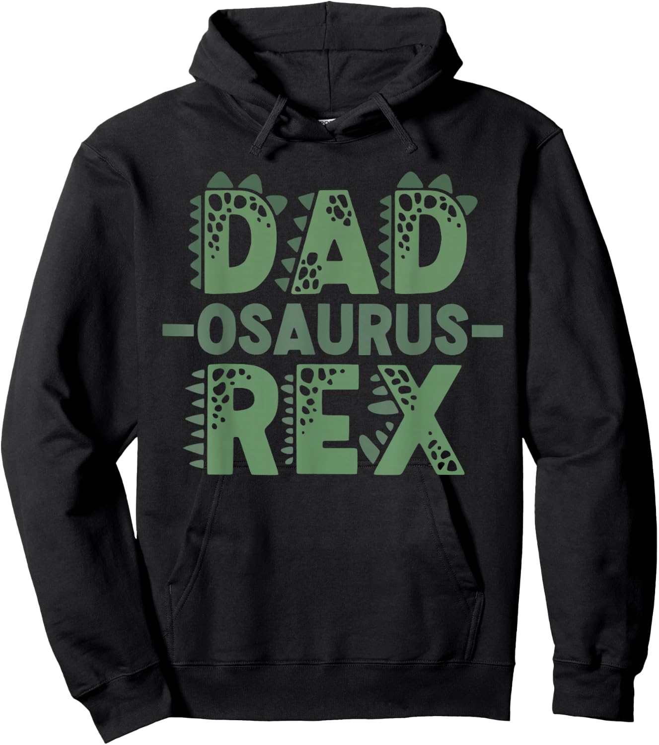 Dadsaurus T rex Dinosaur Funny Dad Saurus Matching Family Hoodie - Hoodie | Black