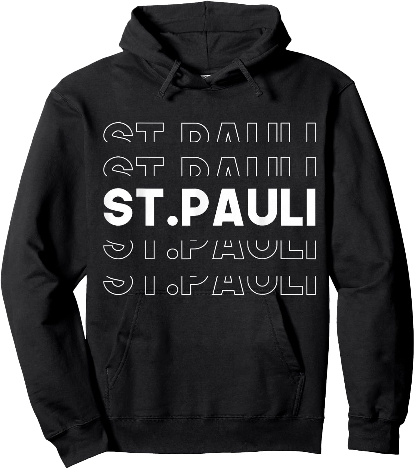 St Pauli Fan and Supporter Hoodie - Hoodie | Black