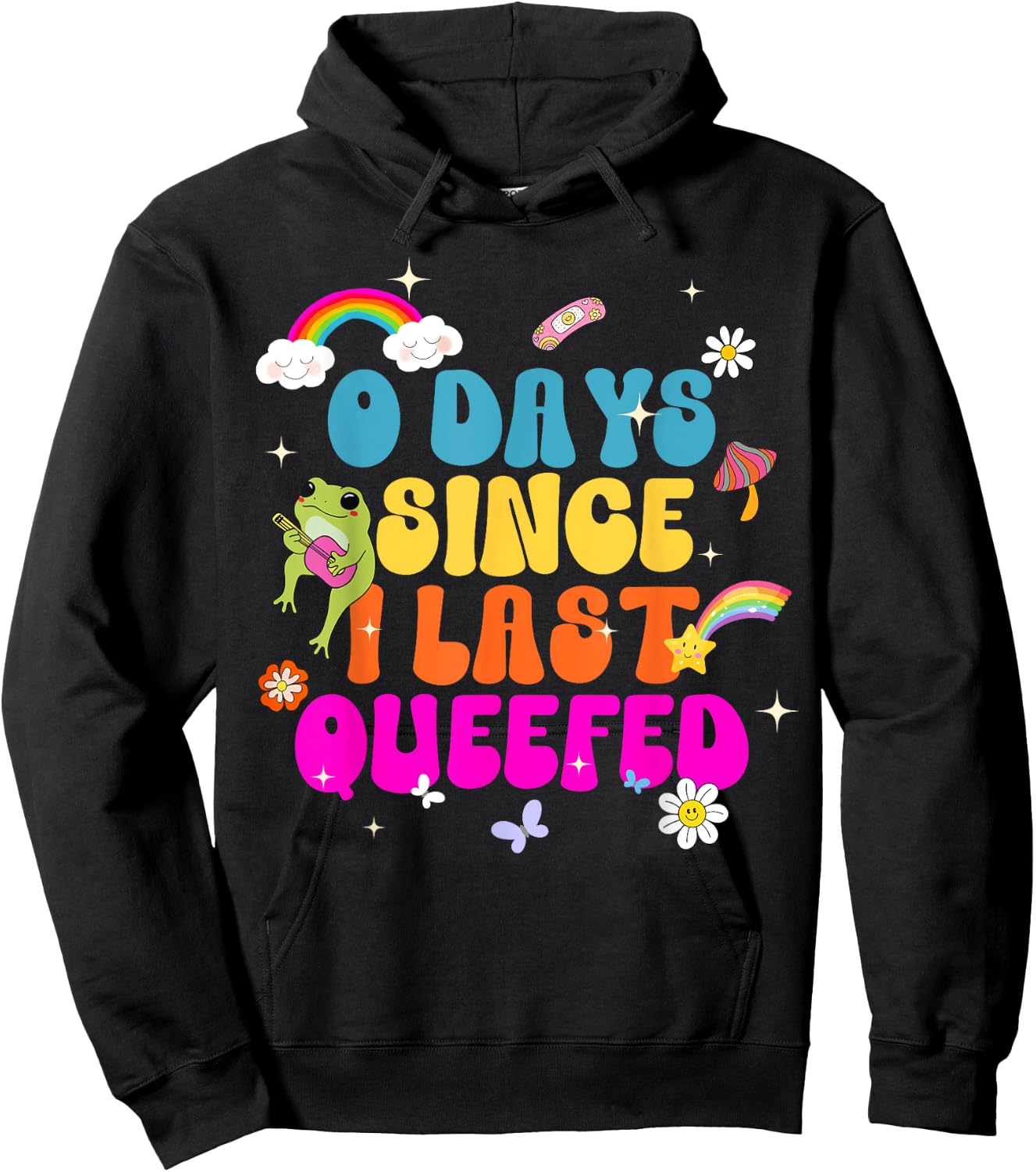 Men Women Queefing Queef Meme Funny Embarrassing Adult Humor Hoodie - Hoodie | Black