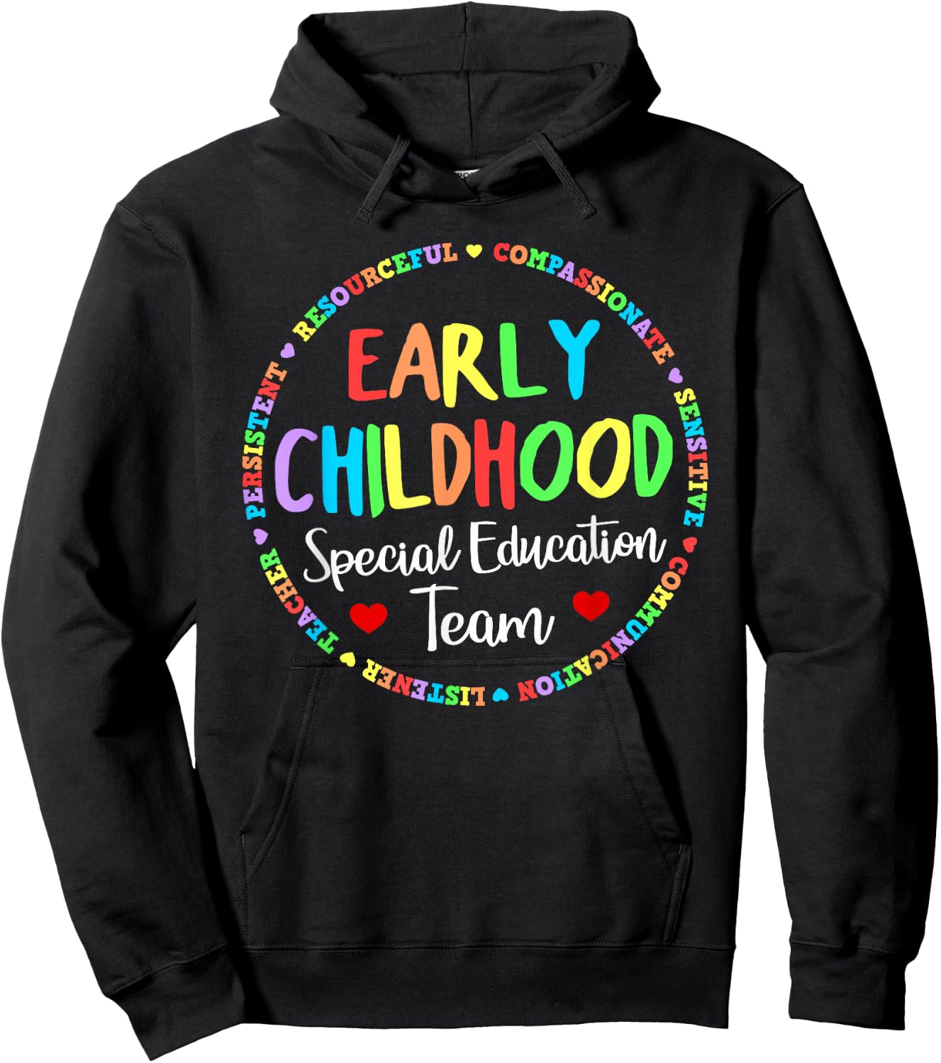 ECSE Early Childhood Education Special Education School Hoodie - Hoodie | Black