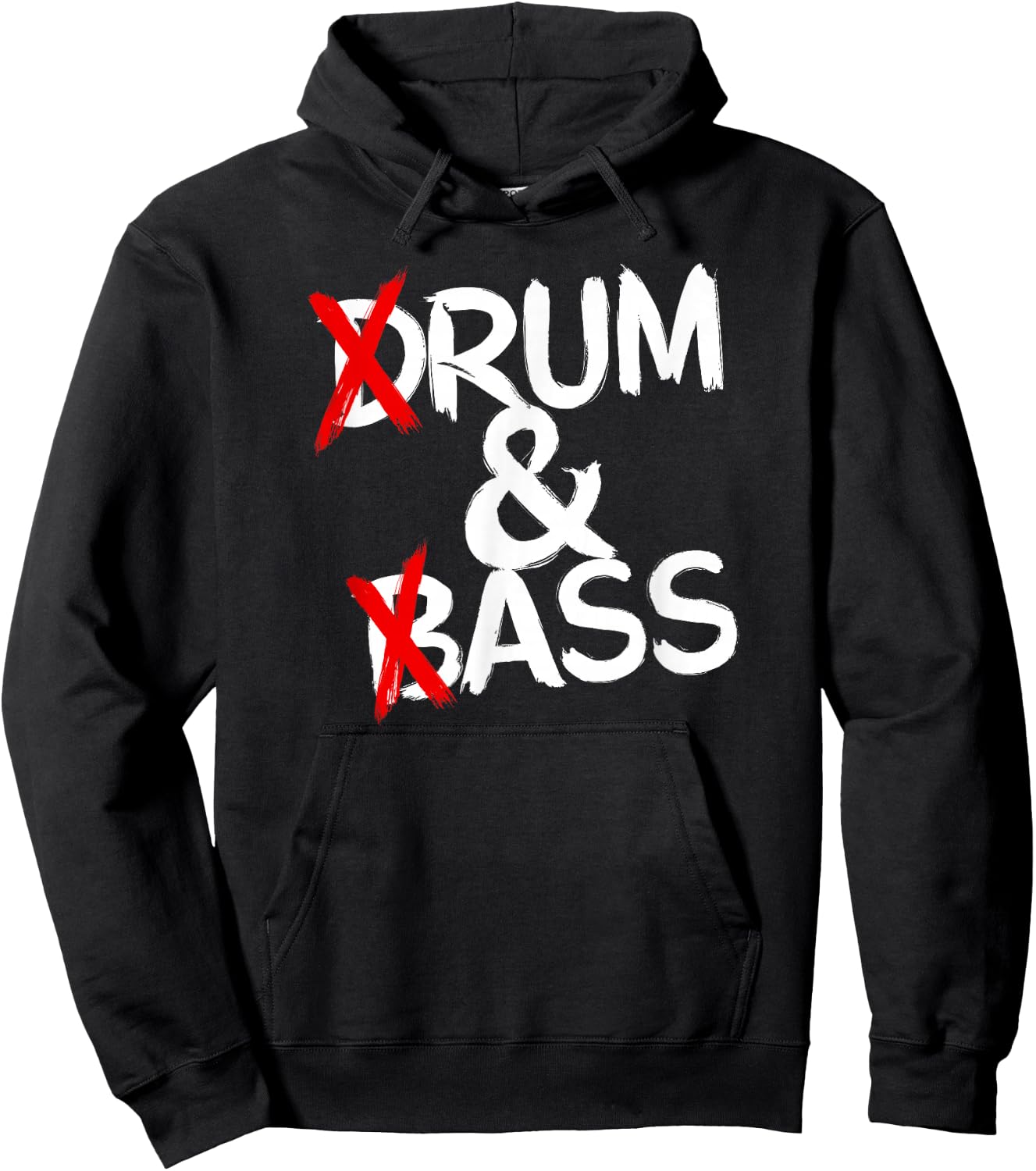 Drum And Bass Rum & Ass Hoodie - Hoodie | Black