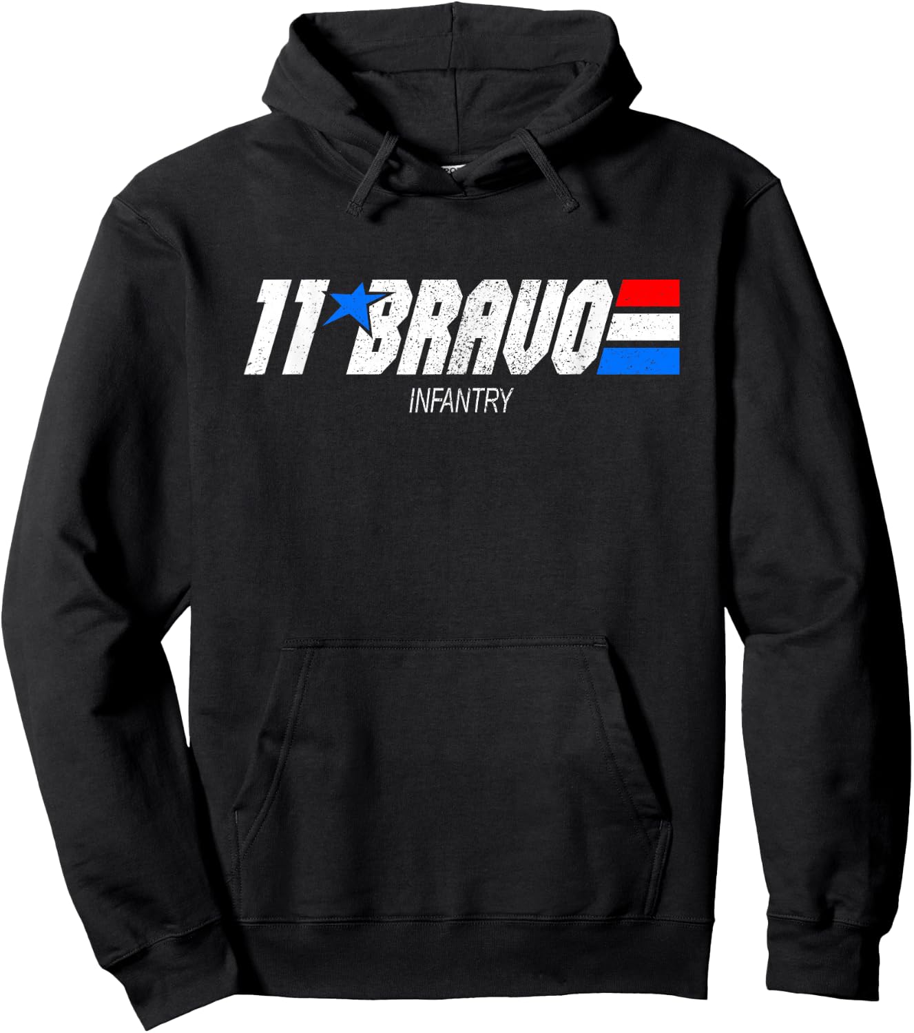 11-Bravo Infantry Vintage MOS Hoodie - Hoodie | Black