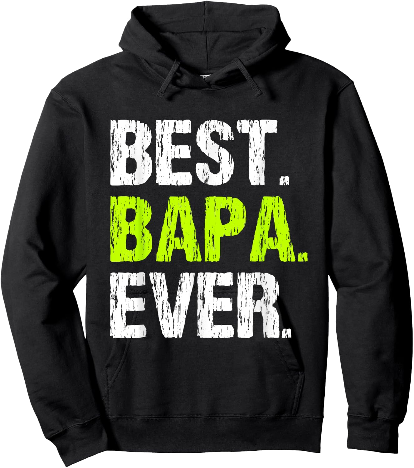 Family Cool Funny Best Bapa Ever Hoodie - Hoodie | Black