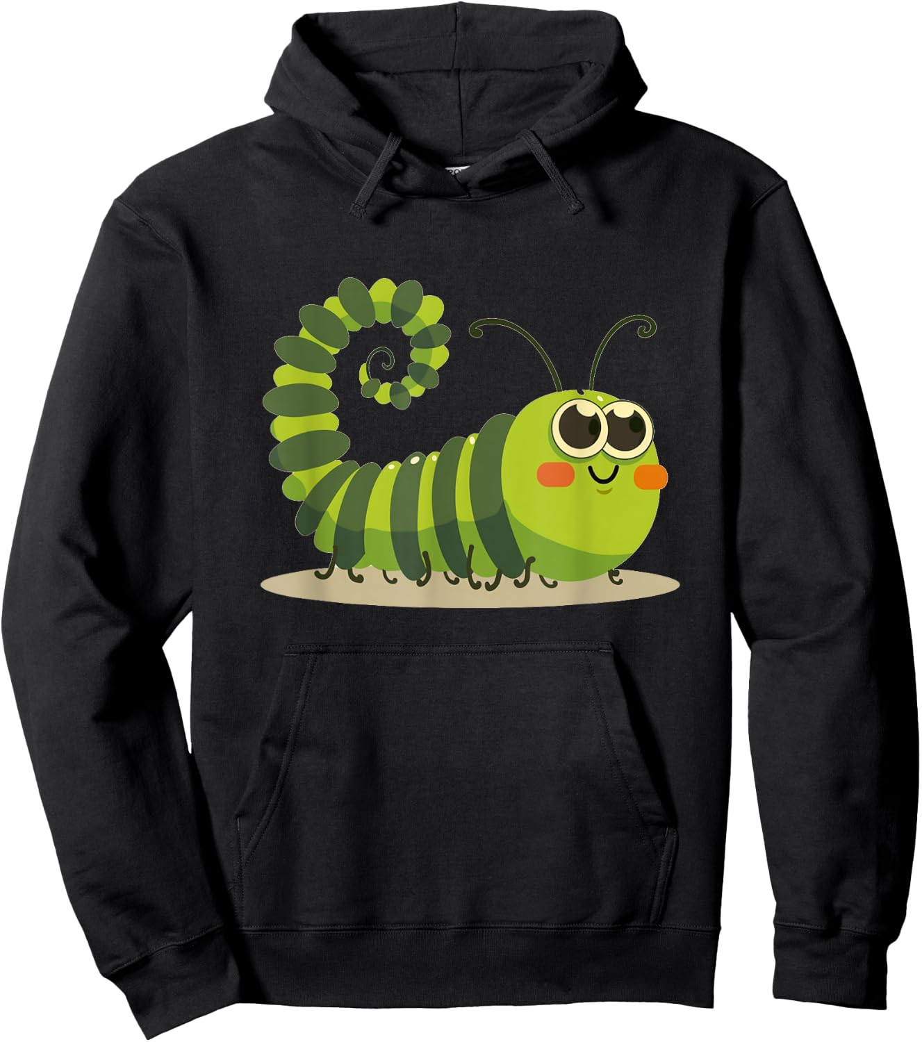 Cute Caterpillar Costume for Adults and Kids Hoodie - Hoodie | Black