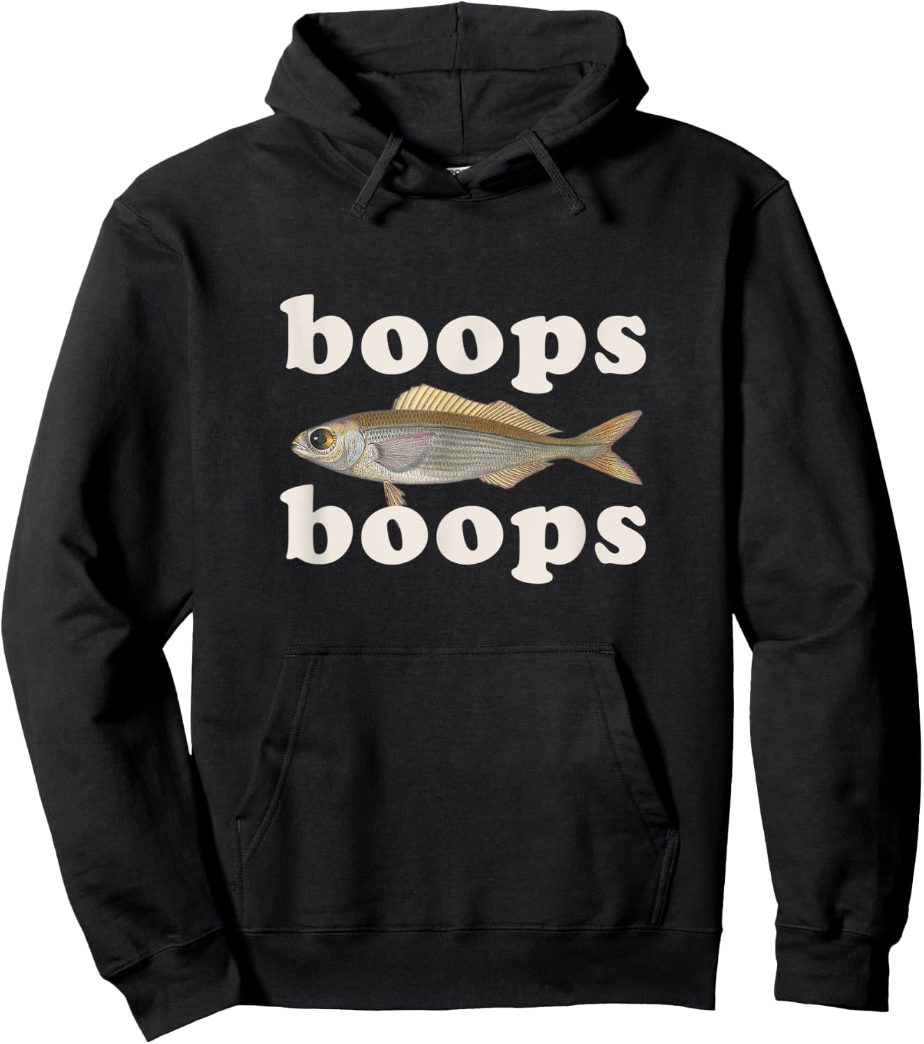 Boops boops fish Hoodie - Hoodie | Black