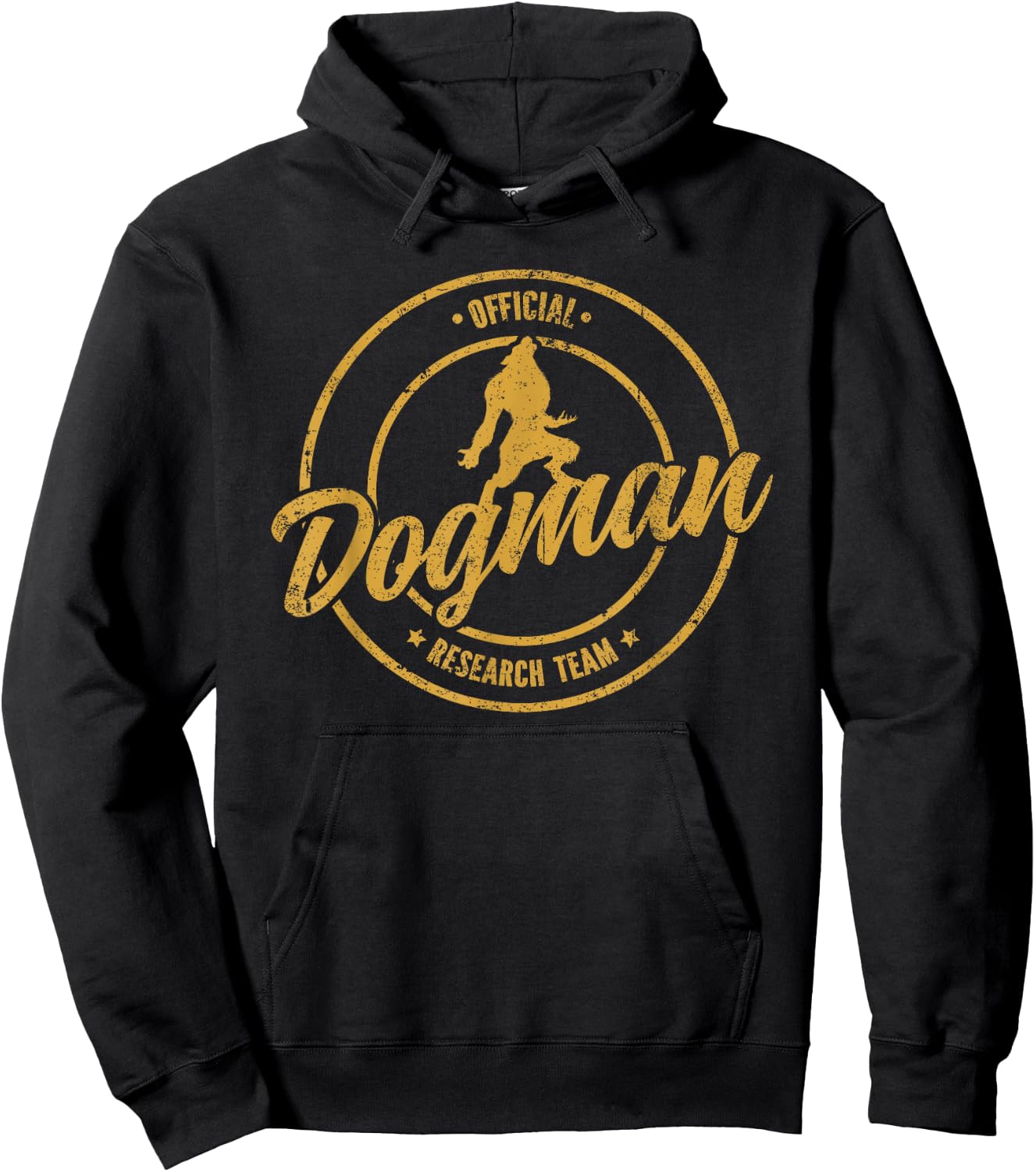 Michigan Dogman Cryptid Society Werewolf Monster Hoodie - Hoodie | Black