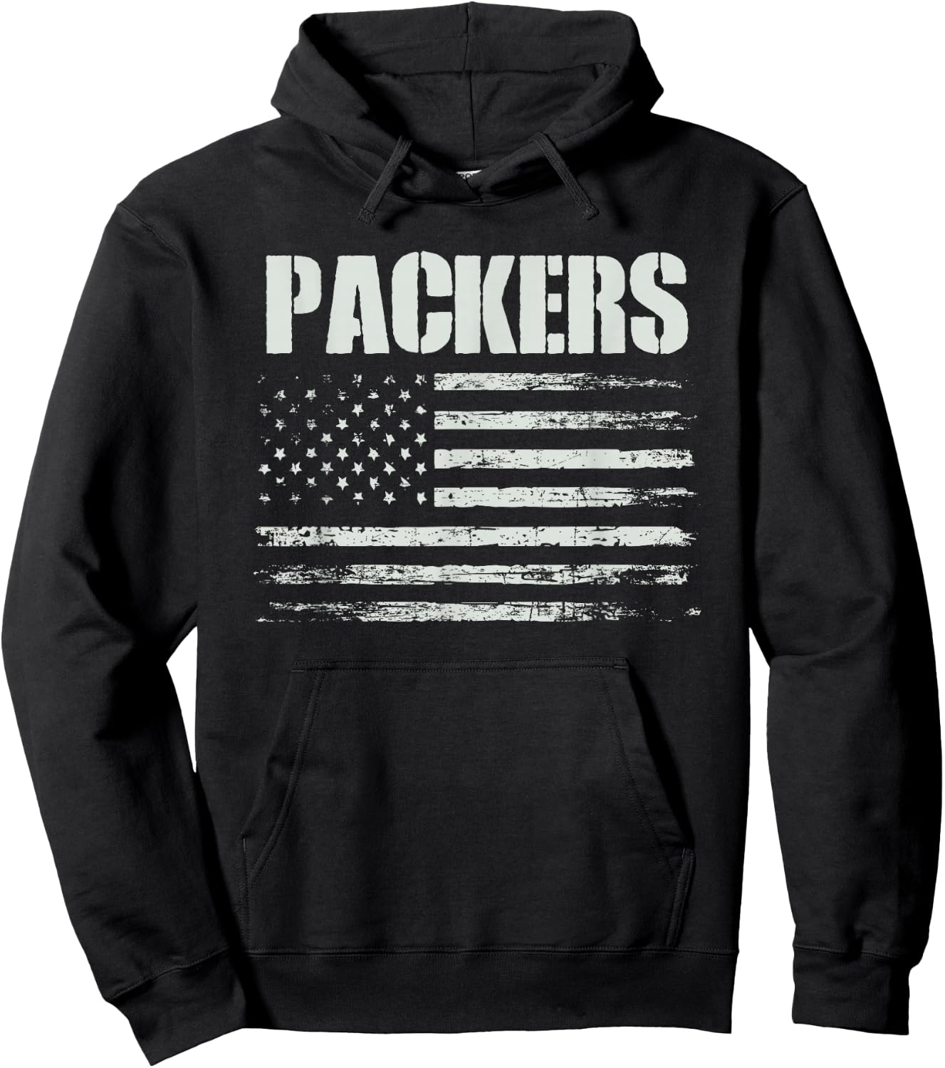 Packers USA Flag Colquitt County High School Pride Hoodie - Hoodie | Black