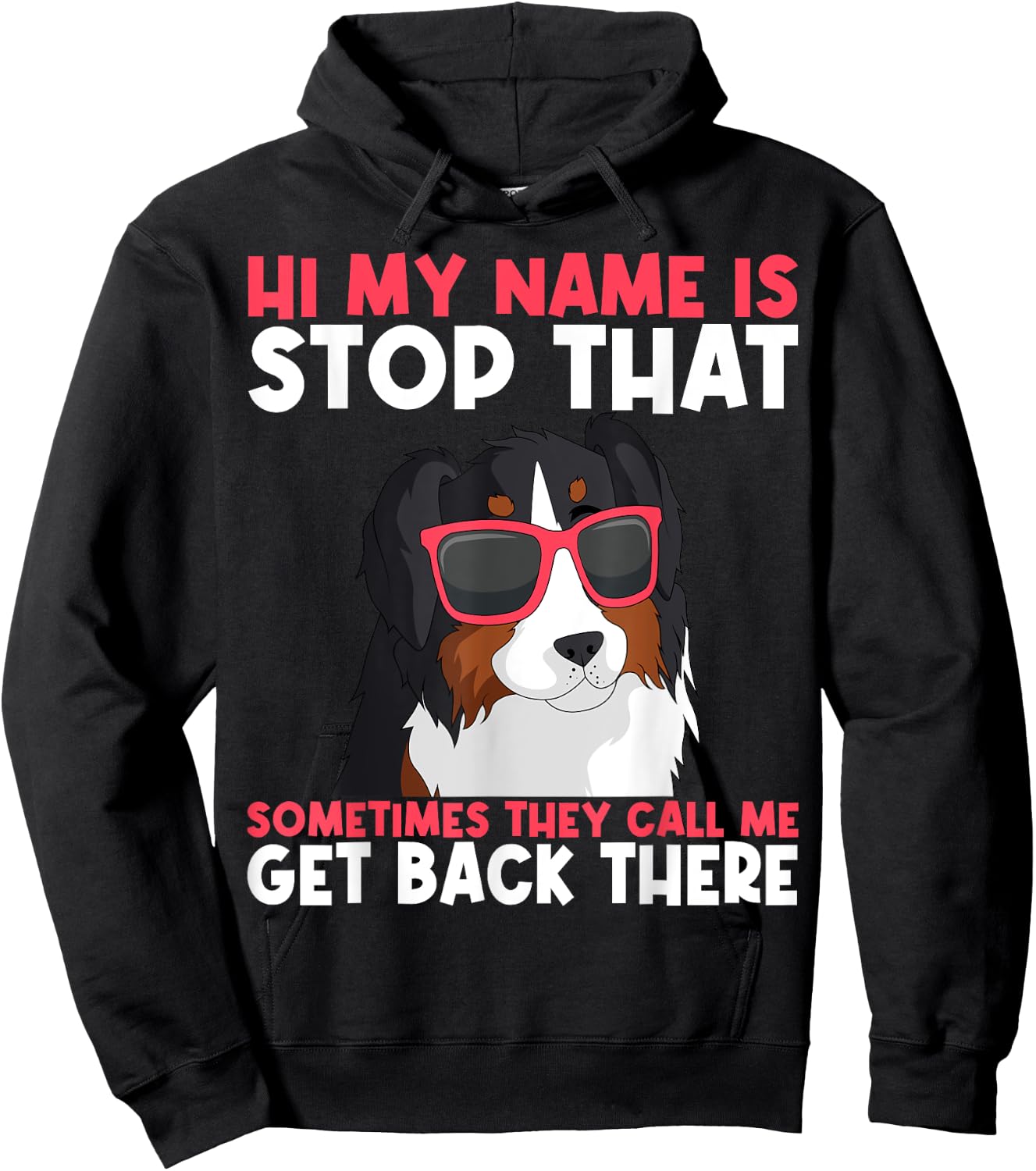 Australian Shepherd Aussie Herding Dog Breed Fur Parent Hoodie - Hoodie | Black