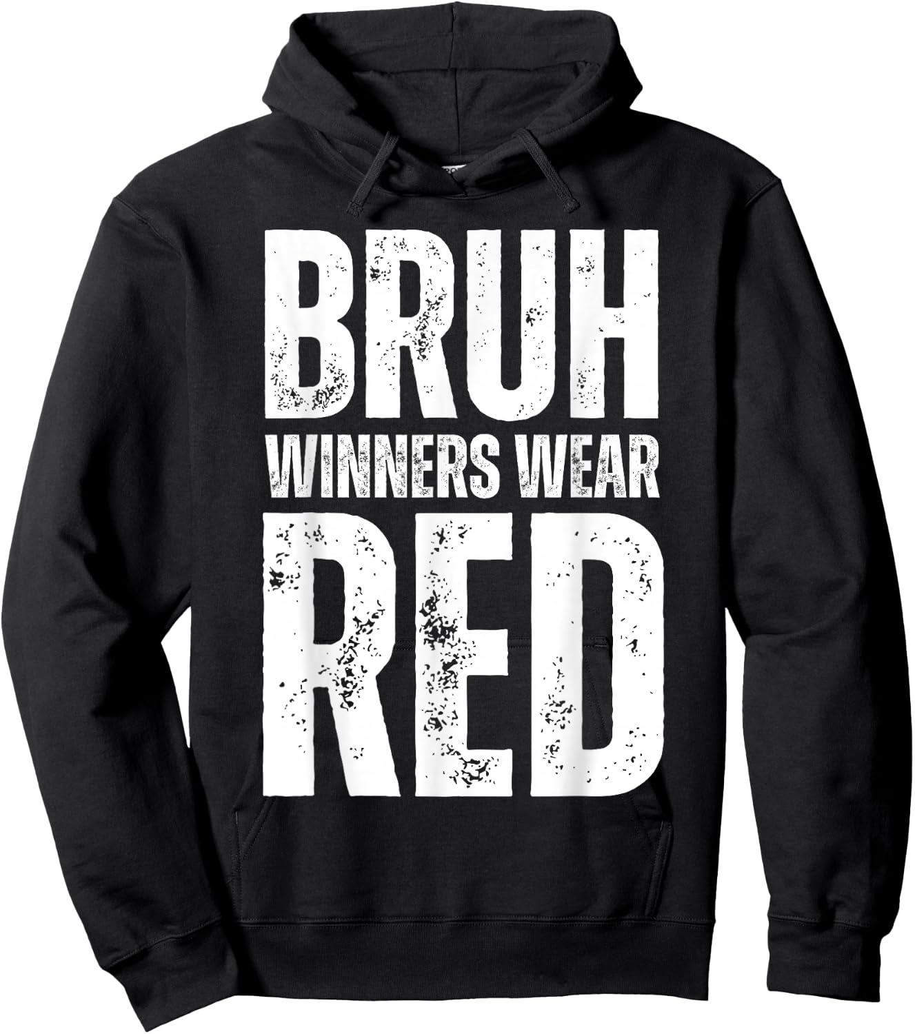 Winners Wear Red Team Spirit Week Game Color War Sports day Hoodie - Hoodie | Black