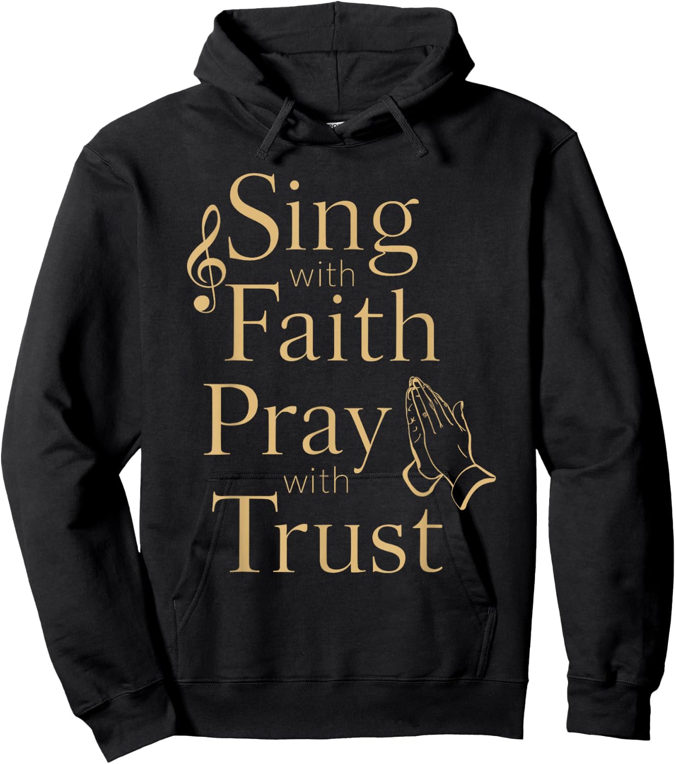 Choral music Religious singing Faith-based music Jesus Choir Hoodie - Hoodie | Black