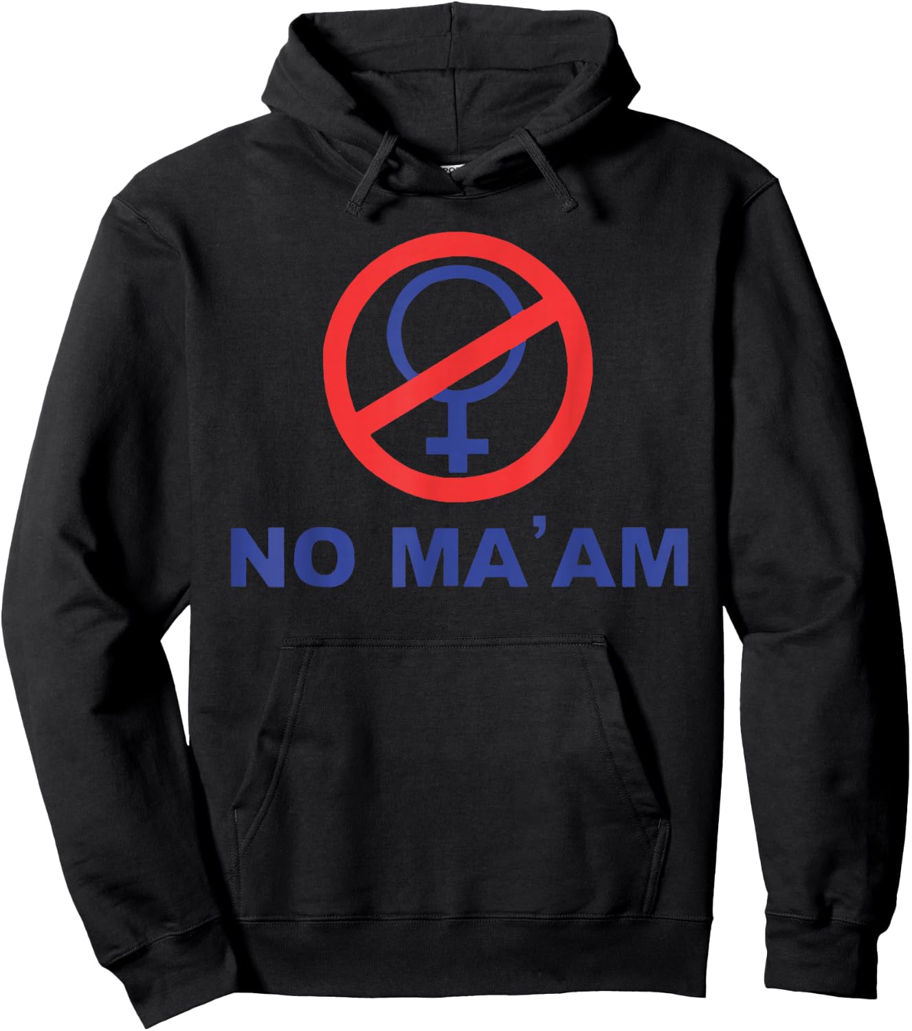 No Ma' Am Hoodie - Hoodie | Black