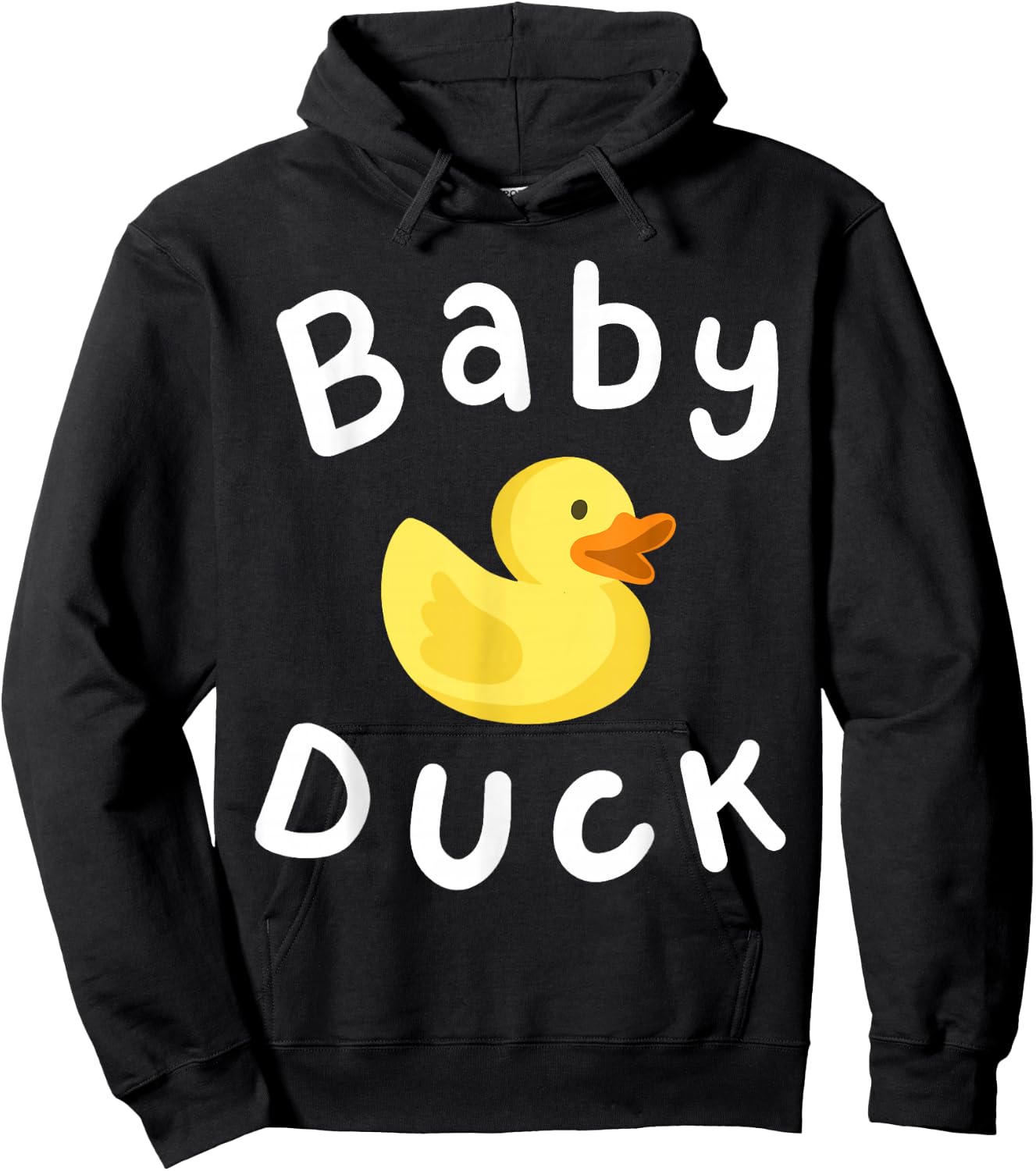 Baby Duck Birthday Rubber Duck Lover Family Matching Toddler Hoodie - Hoodie | Black