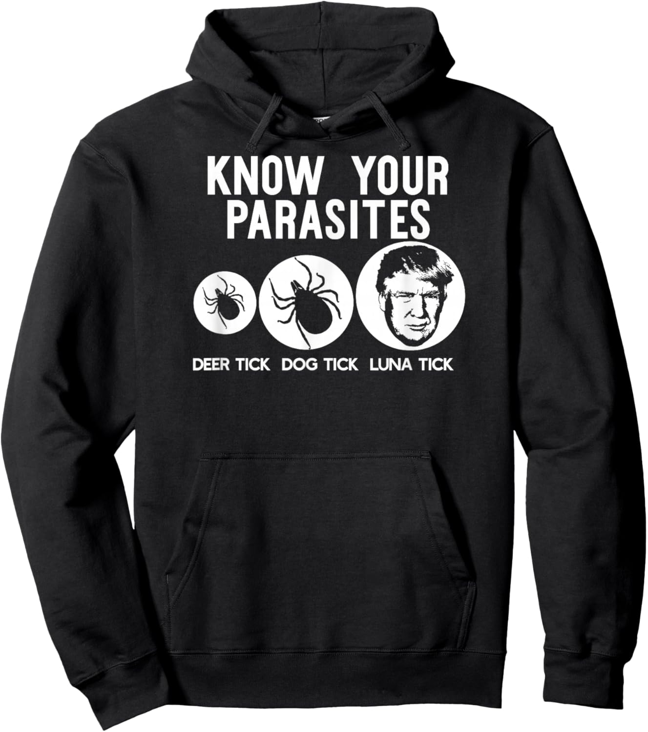 Know Your PARASITES Anti-Trump Resist T Shirt Funny Gift Hoodie - Hoodie | Black
