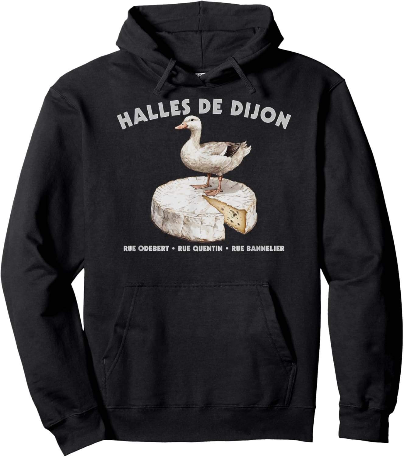 Dijon France Halles de Dijon Burgundy Market French Souvenir Hoodie - Hoodie | Black