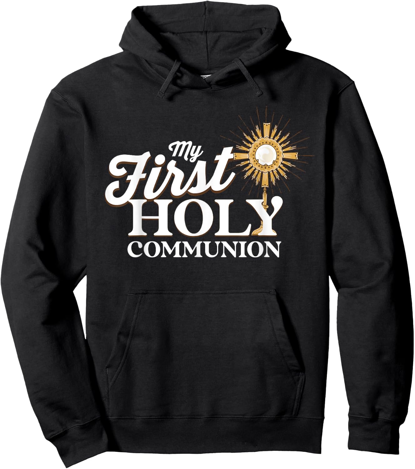 My First Holy Communion - Christian Catholic Hoodie - Hoodie | Black