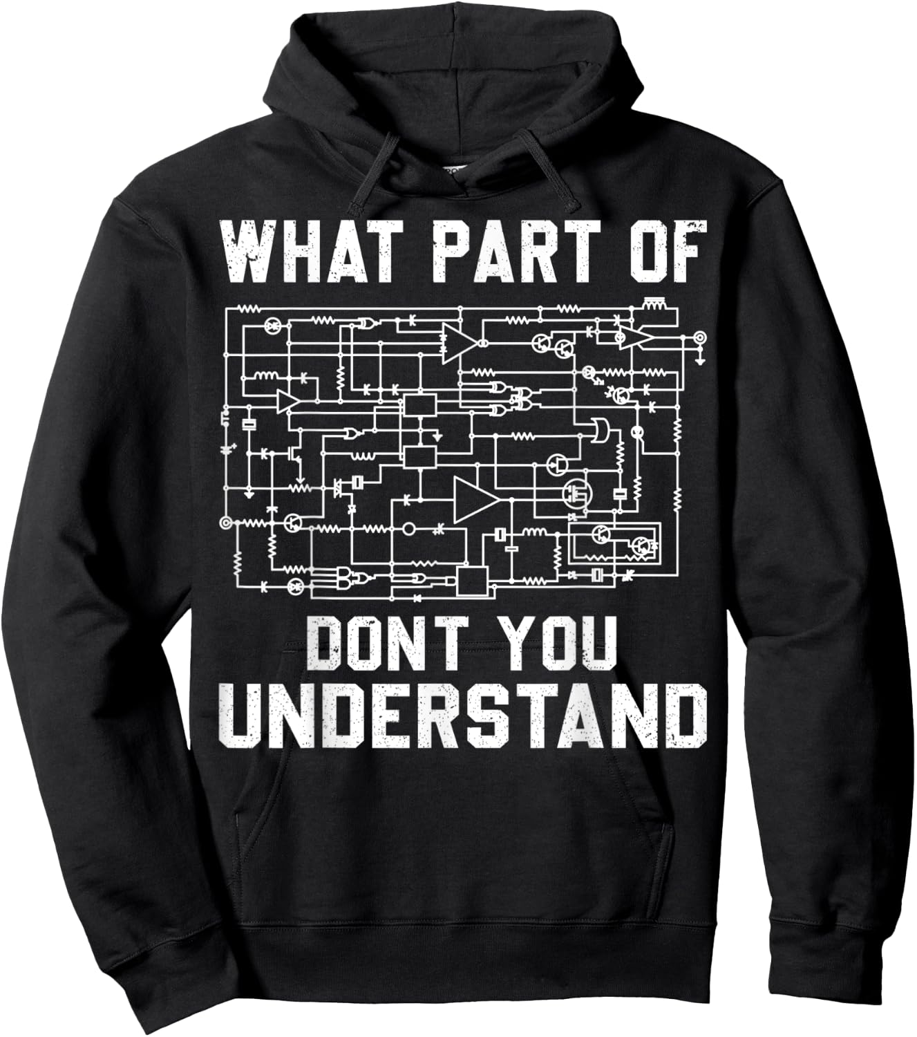 Electrical engineering What Part Of You Don't Understand Hoodie - Hoodie | Black
