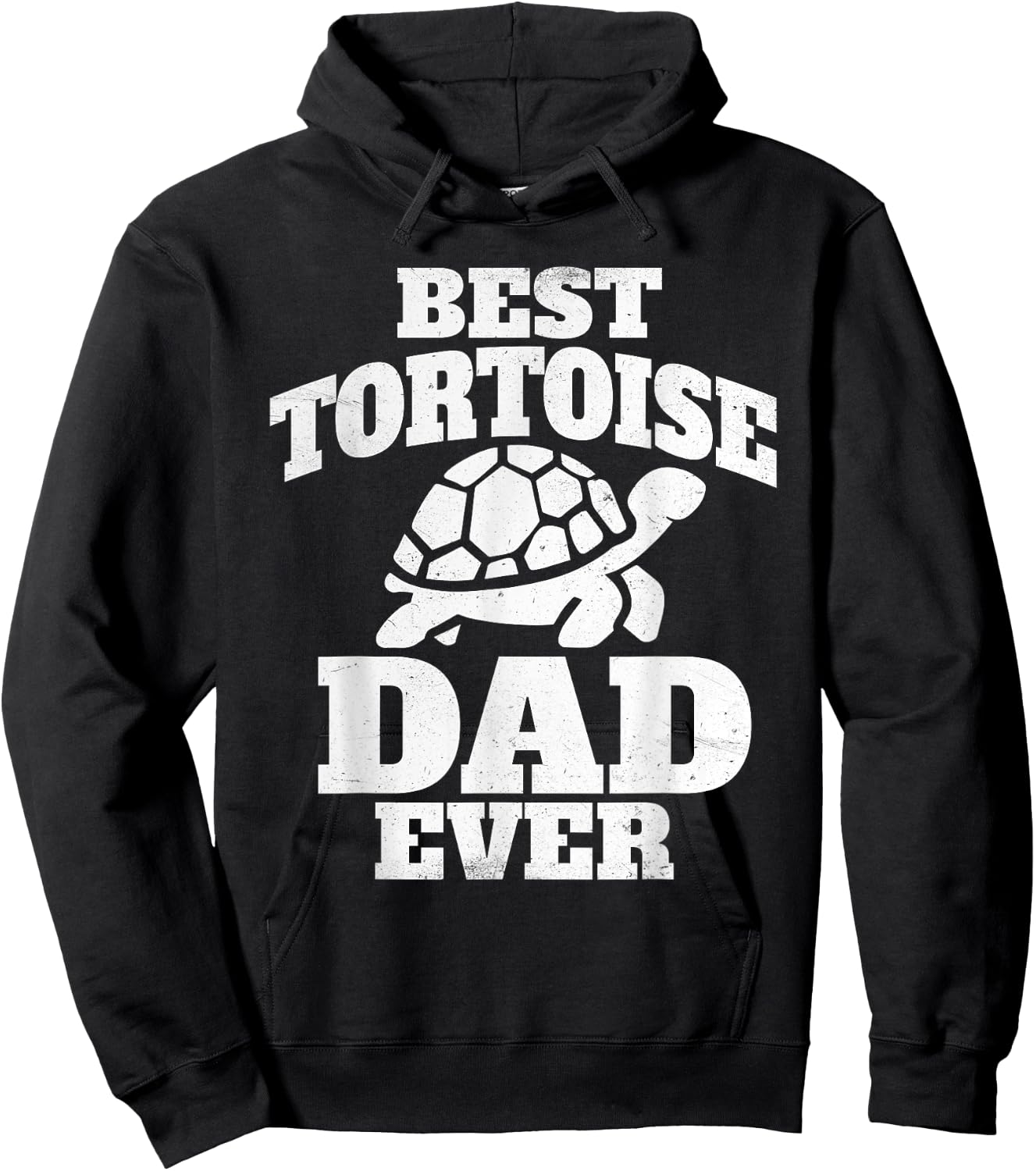 Best Tortoise Dad Ever - Ocean Animal Turtle Lover Hoodie - Hoodie | Black