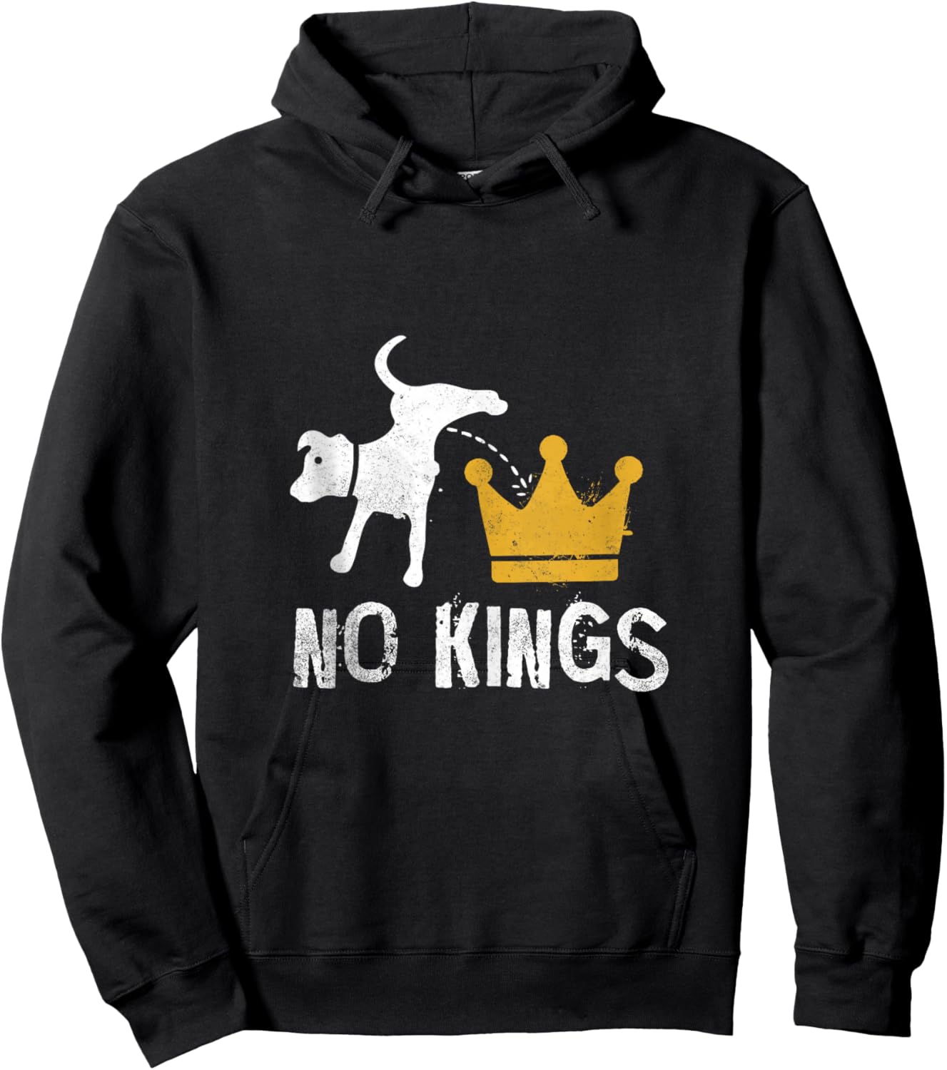 No Kings Dog Hoodie - Hoodie | Black