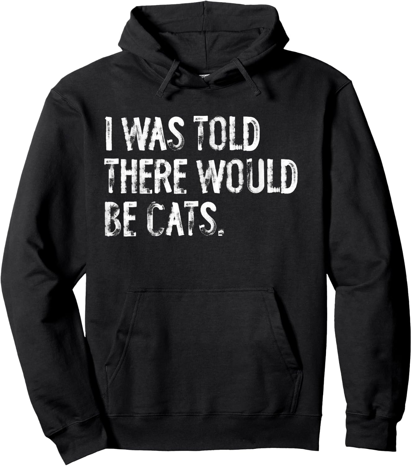 I Was Told There Would Be Cats Hoodie - Hoodie | Black