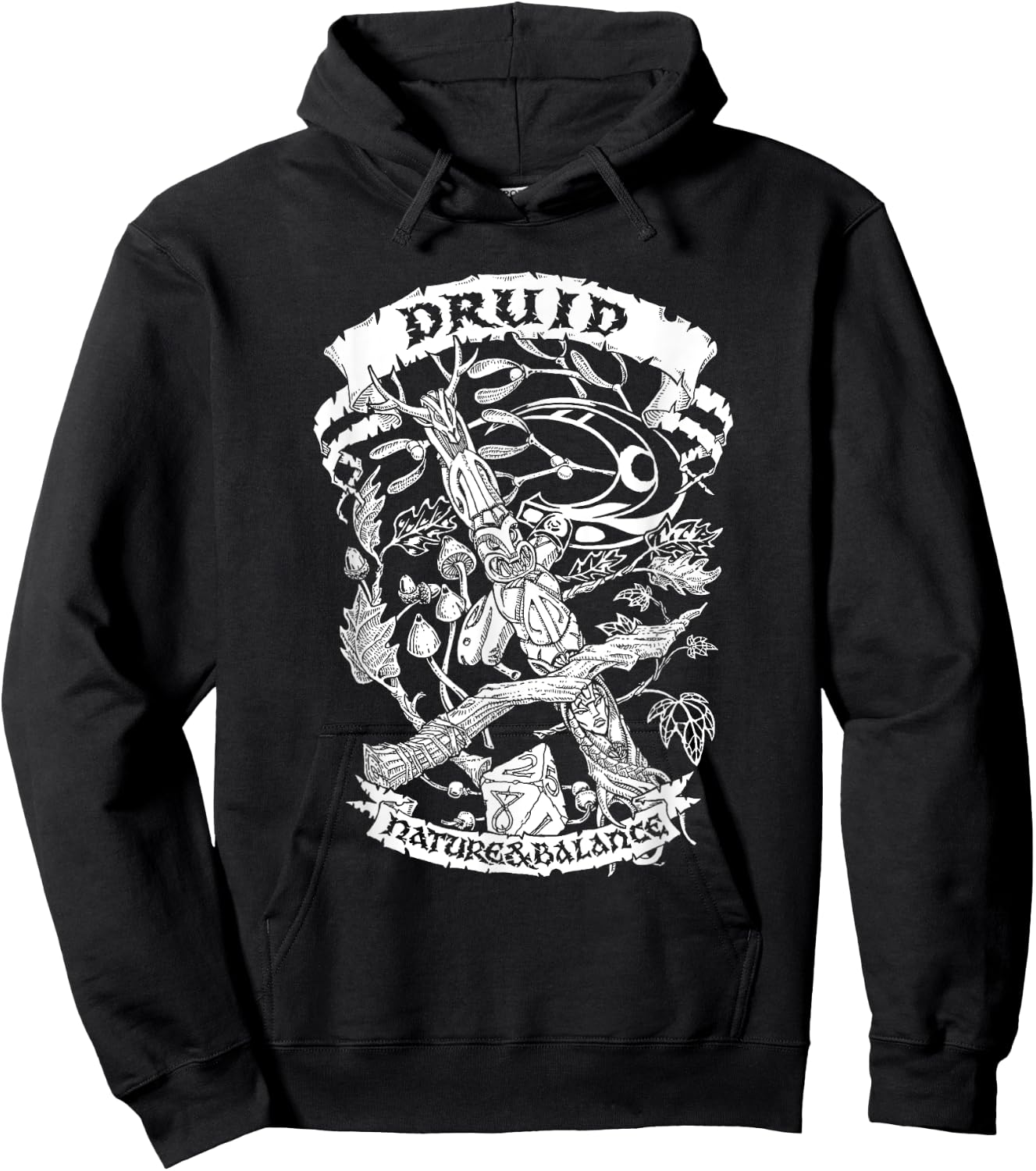 Fantasy RPG - Druid Hoodie - Hoodie | Black