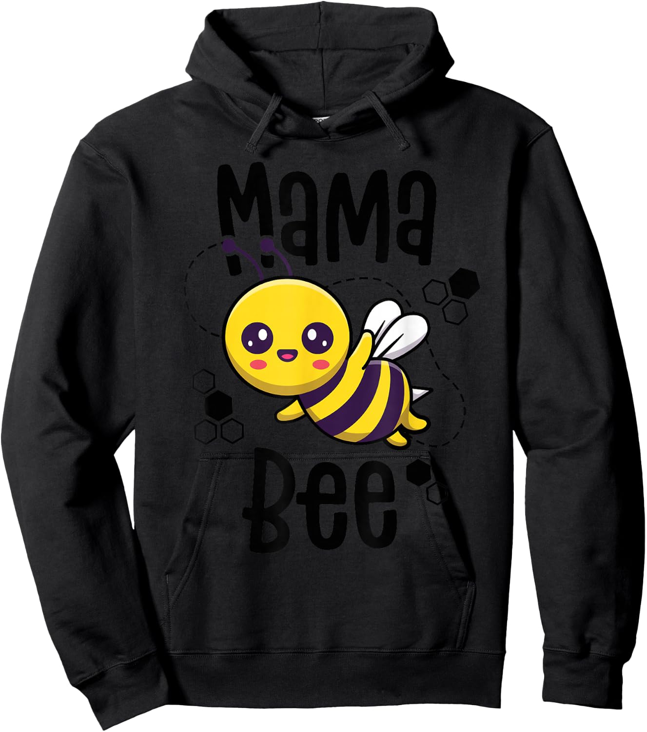 Mama Bee Shirt Family Bee Shirts First Bee Day Outfits Hoodie - Hoodie | Black
