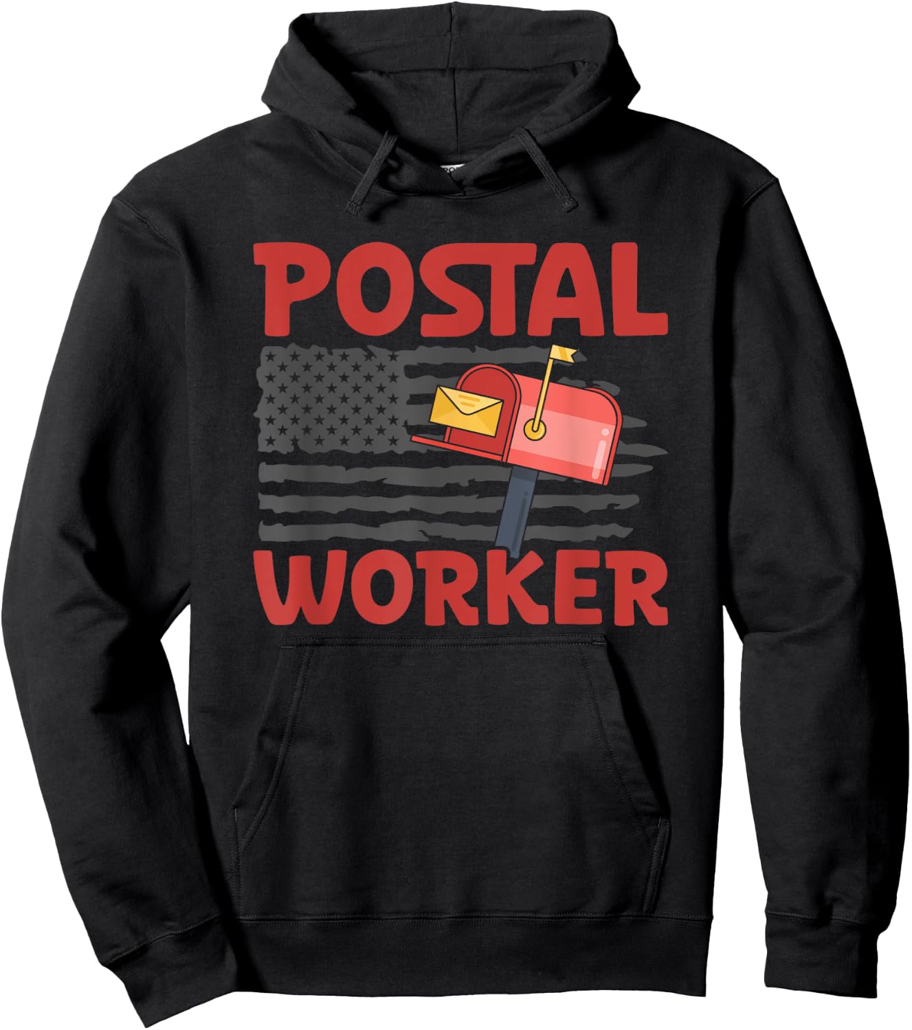 Postal Worker Hoodie - Hoodie | Black