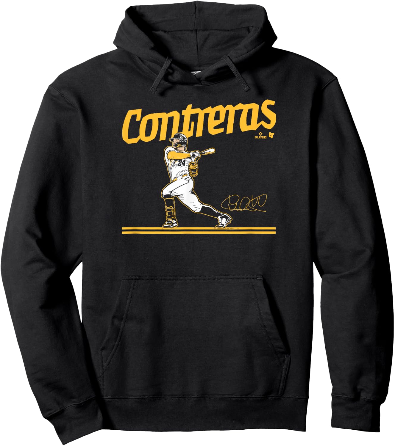 William Contreras - Slugger Swing - Milwaukee Baseball Hoodie - Hoodie | Black