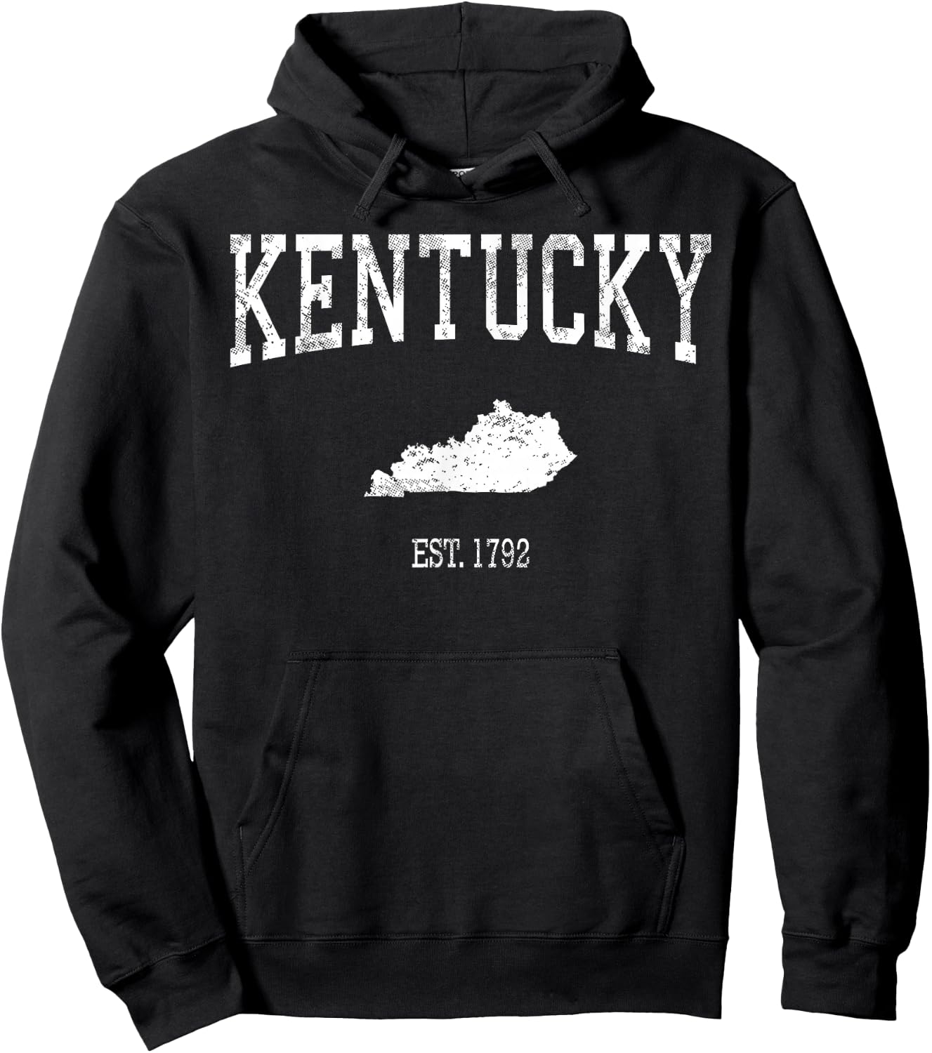 Kentucky Vintage Sports Design KY Hoodie - Hoodie | Black