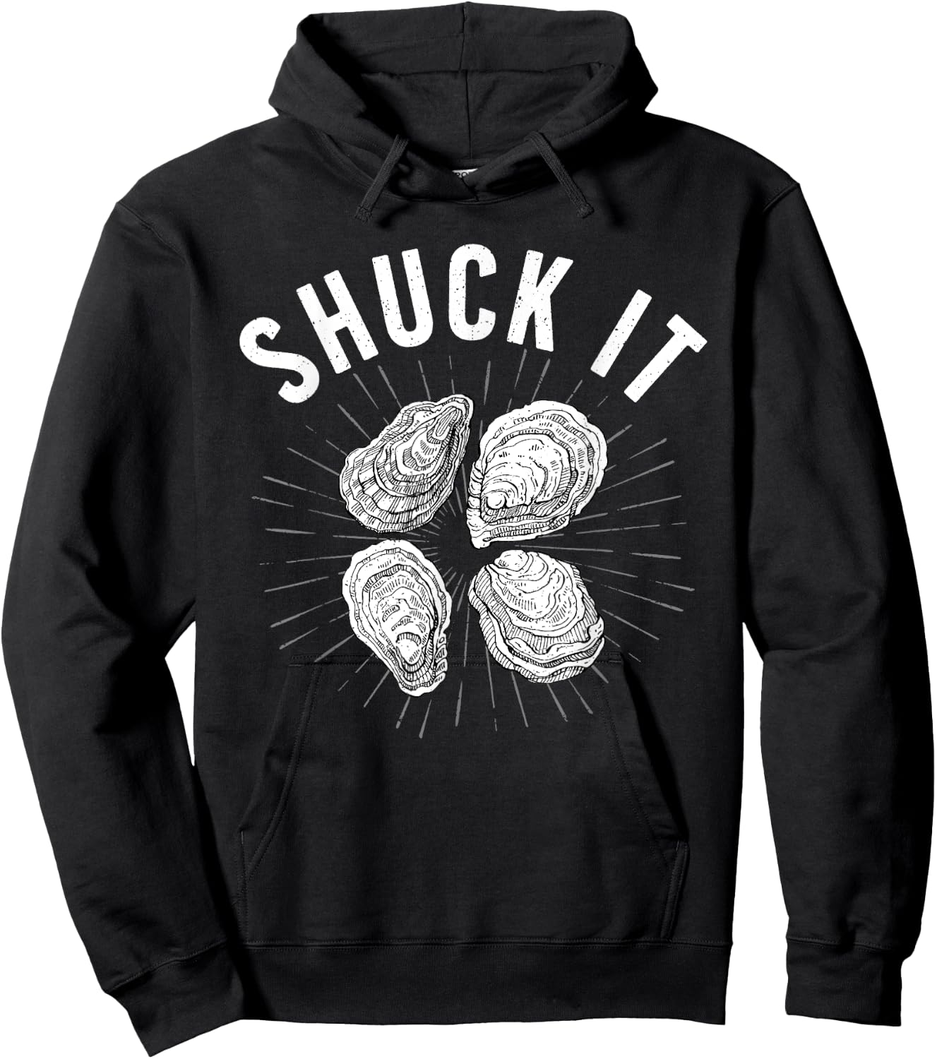 Cool Oyster Art Women Oyster Shucker Shuck Shucking Hoodie - Hoodie | Black