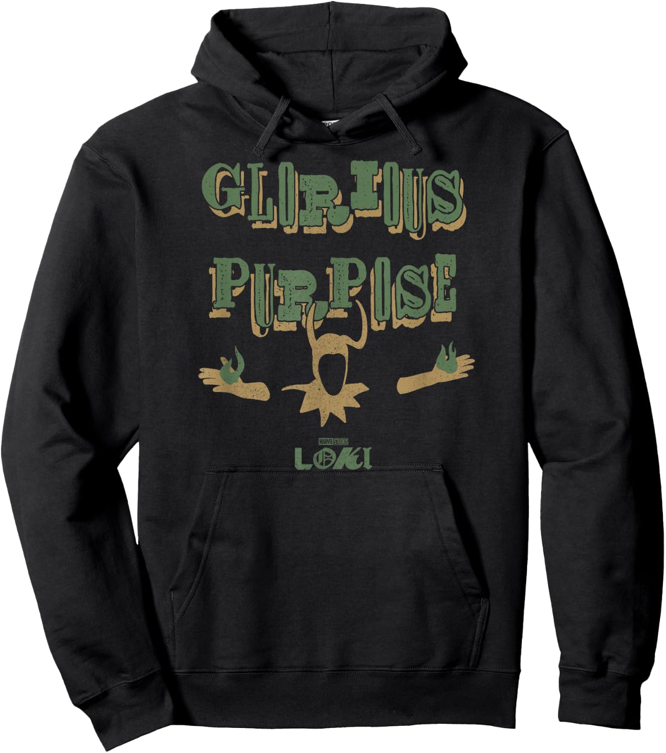 Marvel Loki Glorious Purpose Hoodie - Hoodie | Black