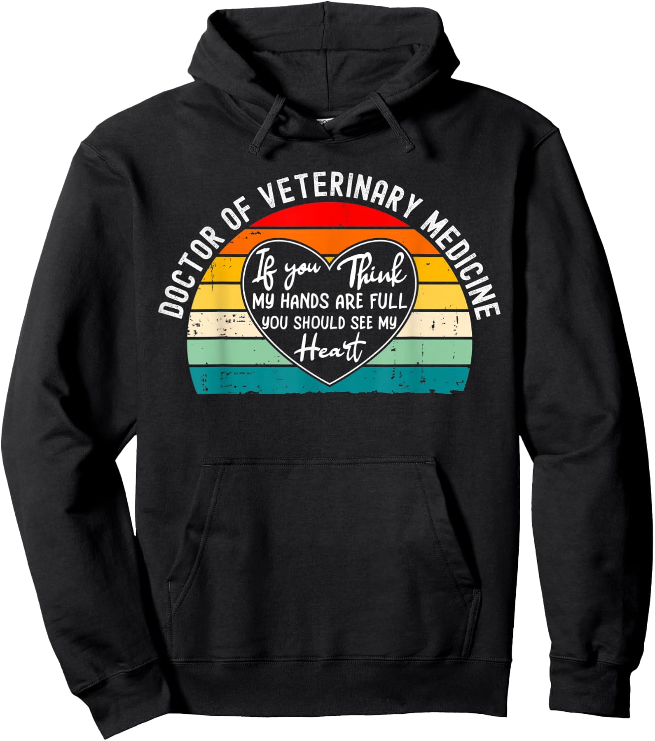 Doctor of Veterinary Medicine DVM Graduation Appreciation Hoodie - Hoodie | Black