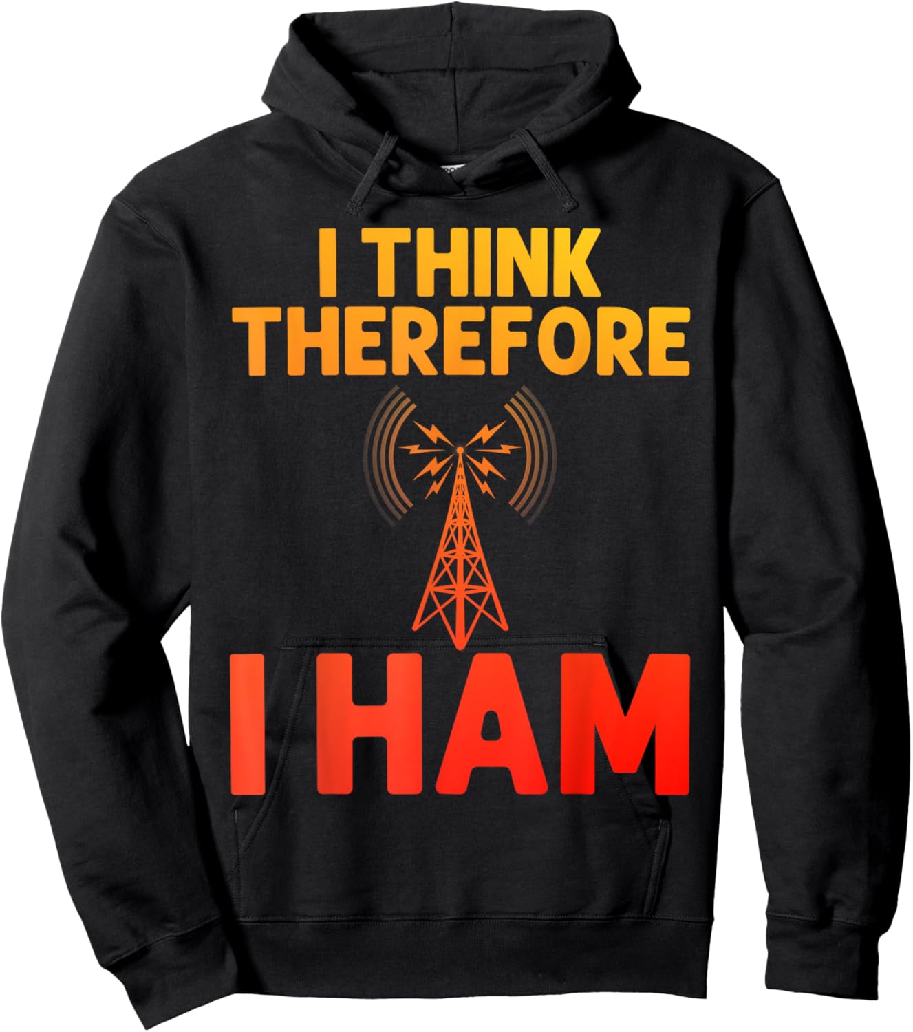 Cool Ham Radio Art Women Amateur Radio Ham Operator Hoodie - Hoodie | Black