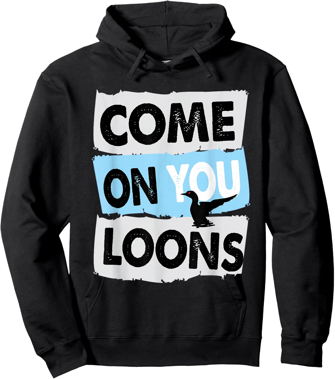 Minnesota Soccer Loon Come on You Loons Hoodie - Hoodie | Black